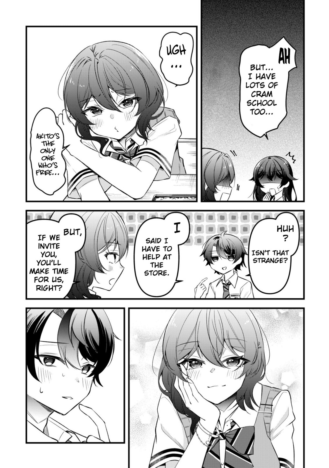 When I Murmured, 'I Want a Childhood Friend,' the Behavior of My Female Friend I Often Hang Out with Changed