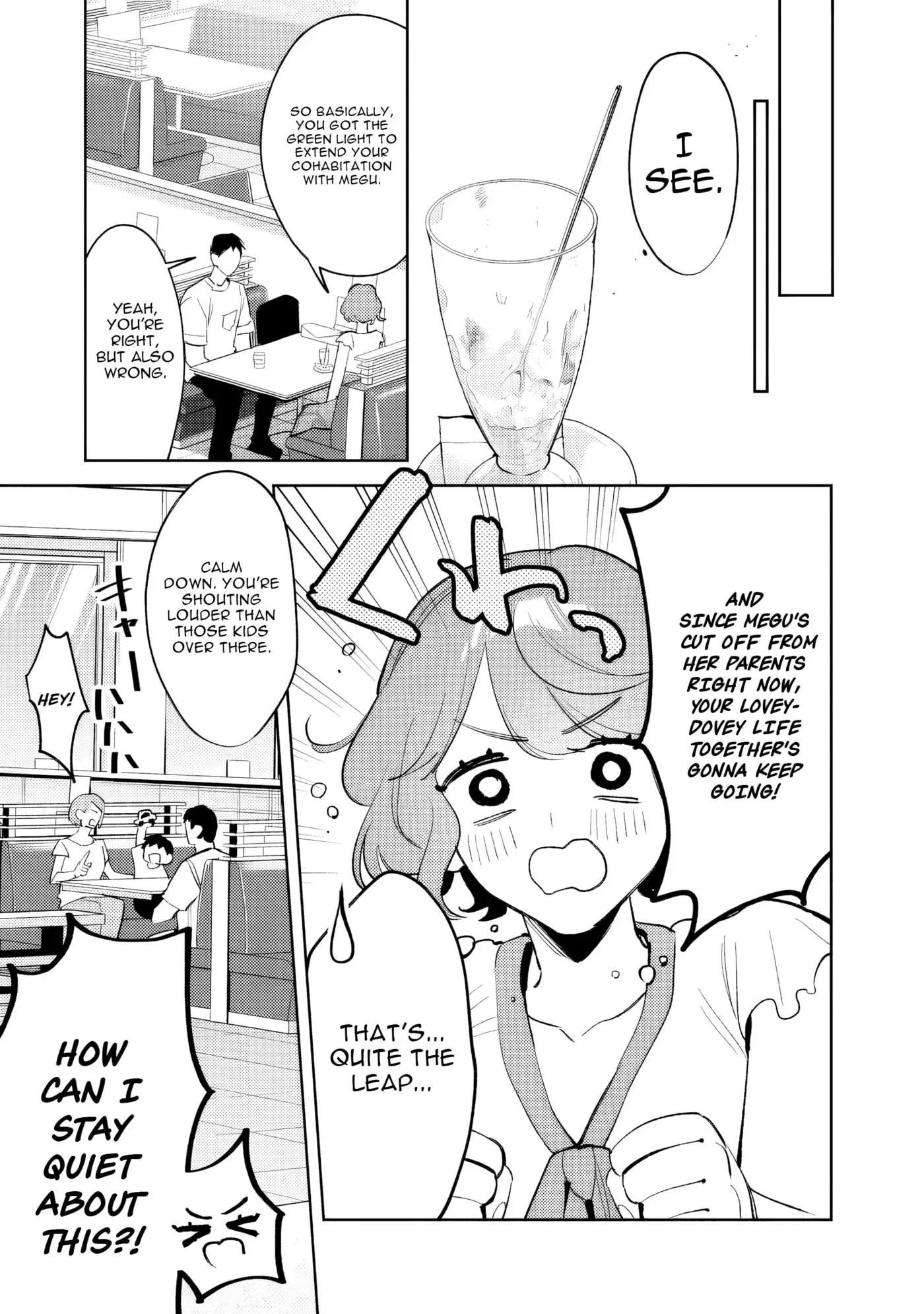 Living together with the queen from my high school days who was arrogant, surprisingly isn't that uncomfortable — Chapter 37 — Page 3