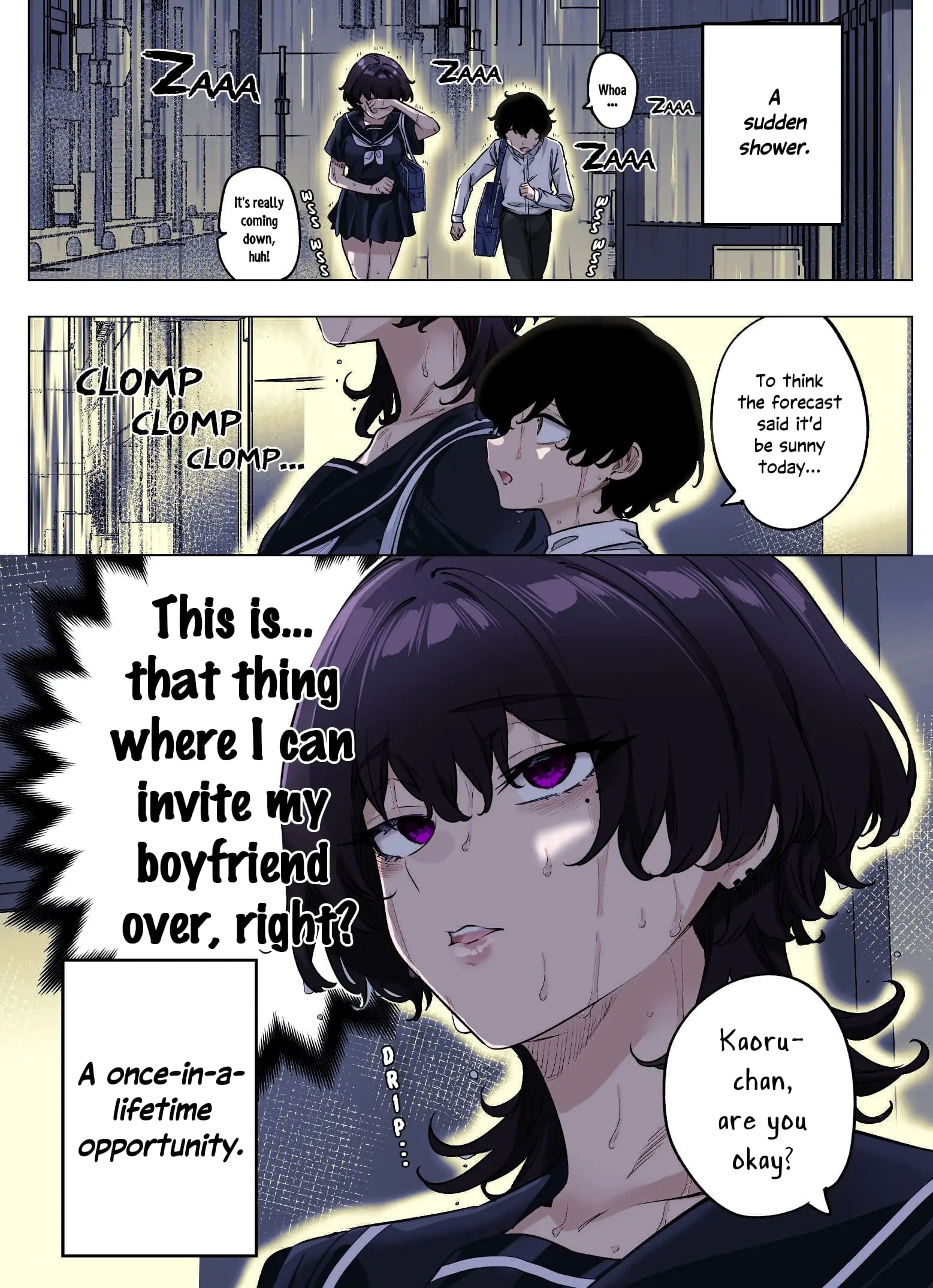 I Thought She Was a Yandere, but Apparently She's Even Worse (Colored) — Chapter 72 — Page 1