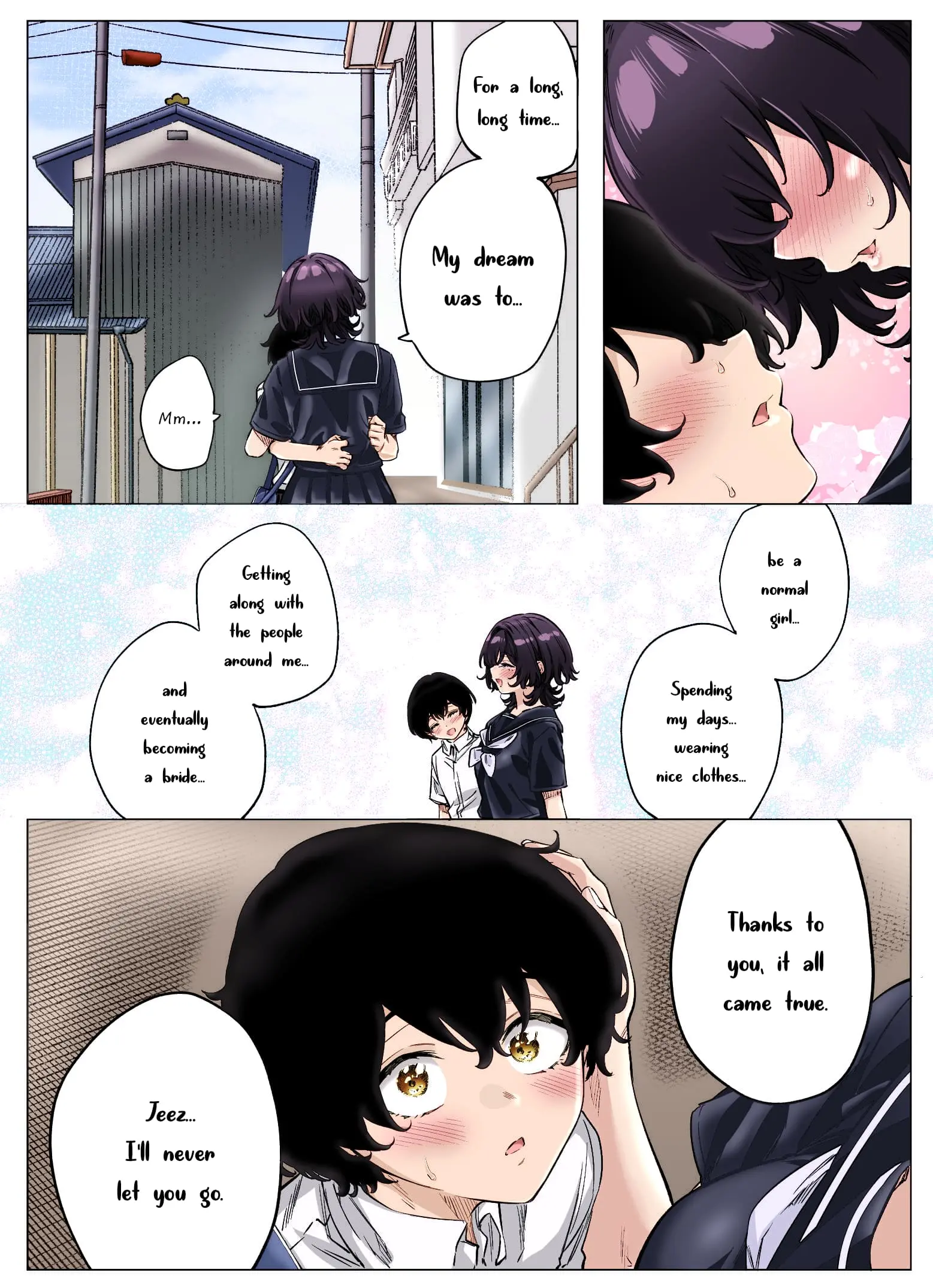 I Thought She Was a Yandere, but Apparently She's Even Worse (Colored) — Chapter 78 END — Page 7