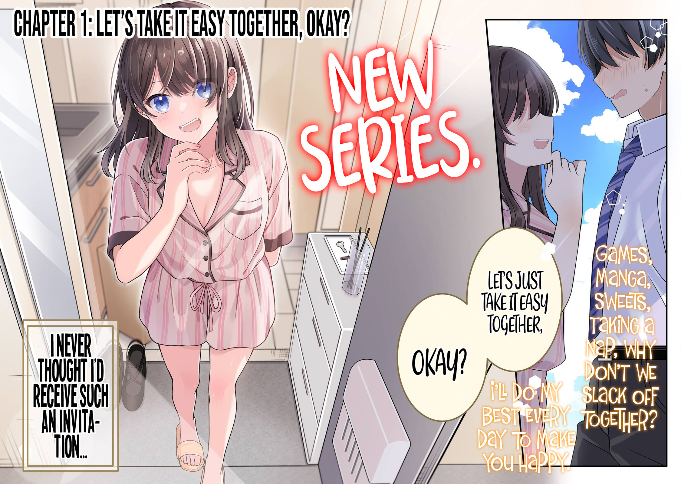 Alone in a Room With a Beautiful Girl in Defenseless Cute Pajamas