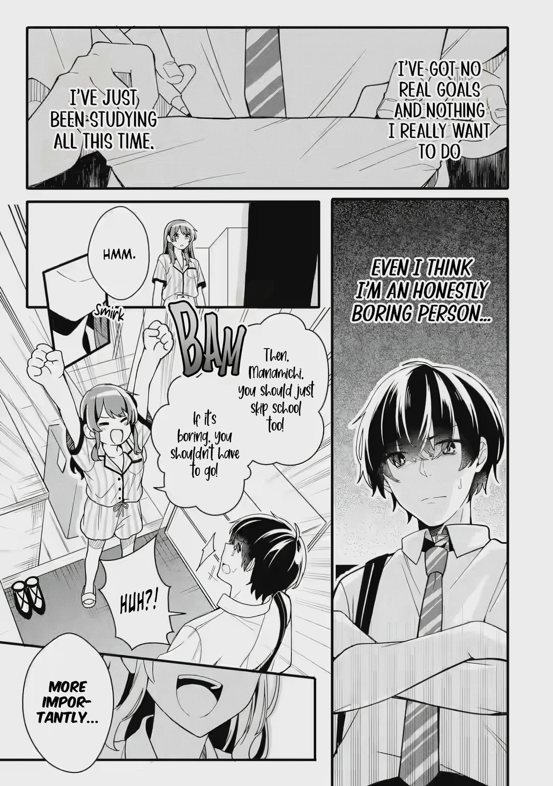 Alone in a Room With a Beautiful Girl in Defenseless Cute Pajamas