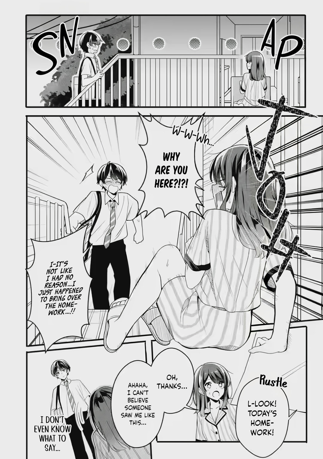 Alone in a Room With a Beautiful Girl in Defenseless Cute Pajamas