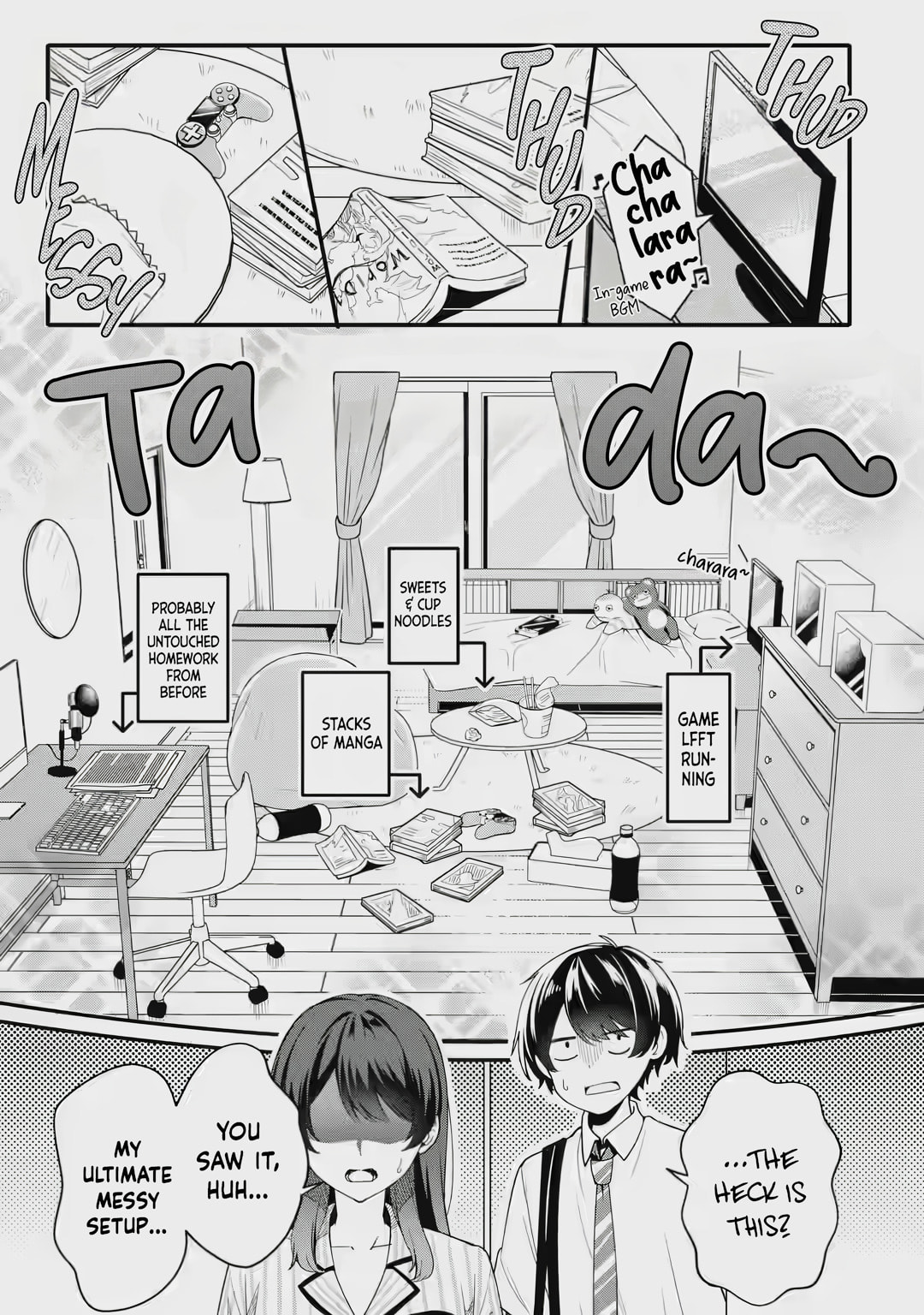 Alone in a Room With a Beautiful Girl in Defenseless Cute Pajamas