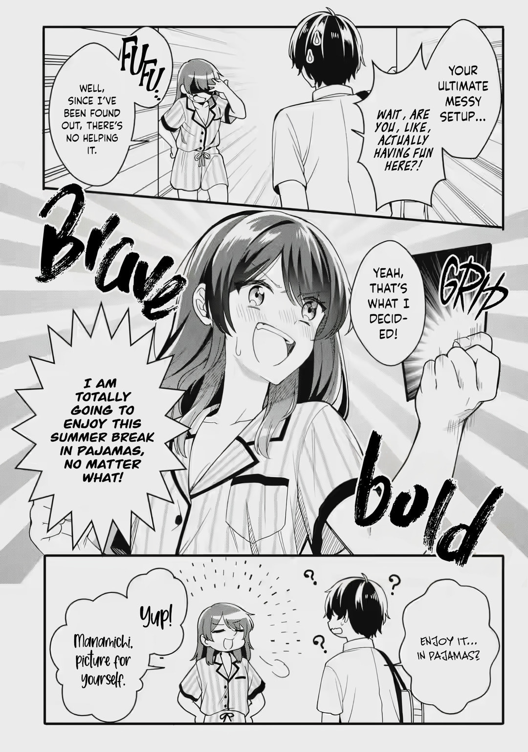 Alone in a Room With a Beautiful Girl in Defenseless Cute Pajamas