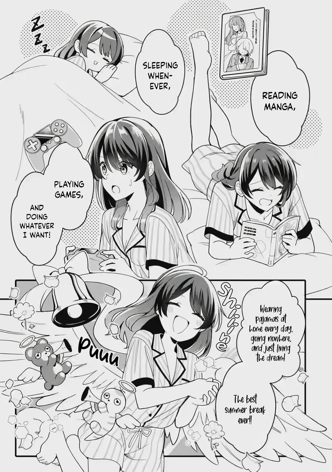 Alone in a Room With a Beautiful Girl in Defenseless Cute Pajamas