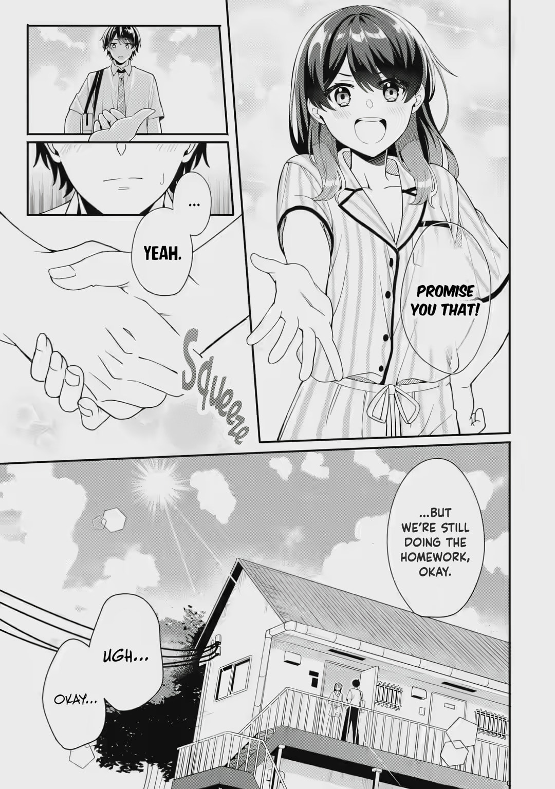 Alone in a Room With a Beautiful Girl in Defenseless Cute Pajamas