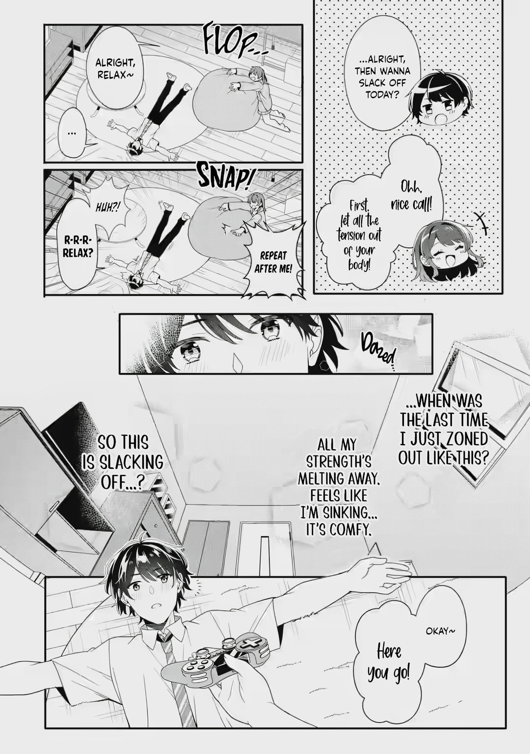 Alone in a Room With a Beautiful Girl in Defenseless Cute Pajamas