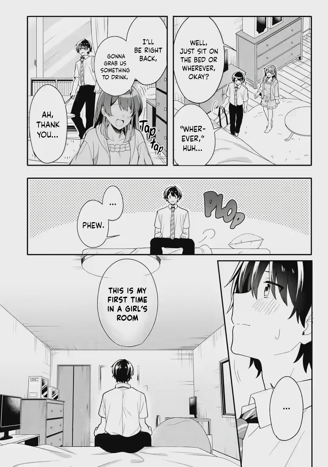 Alone in a Room With a Beautiful Girl in Defenseless Cute Pajamas