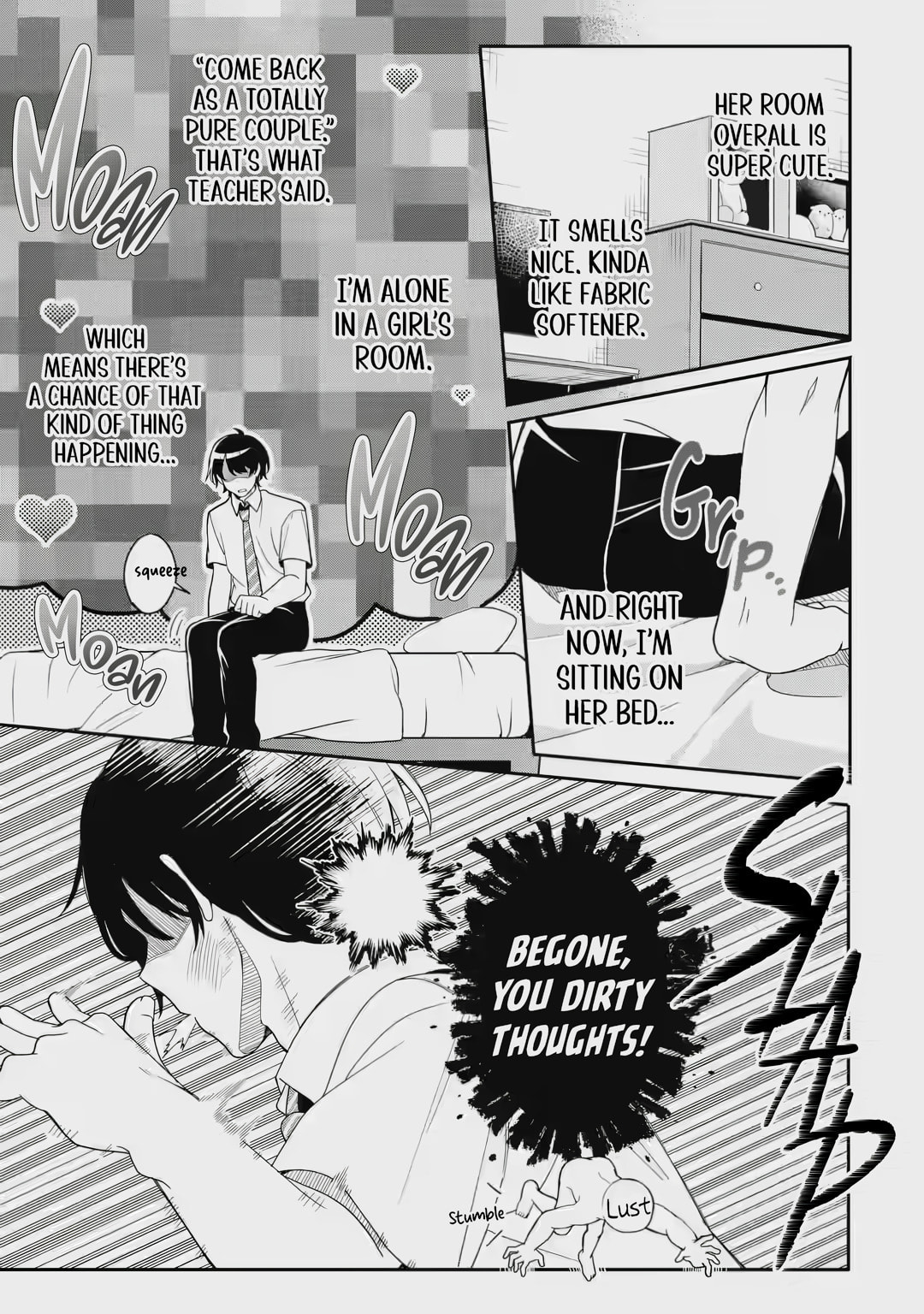 Alone in a Room With a Beautiful Girl in Defenseless Cute Pajamas