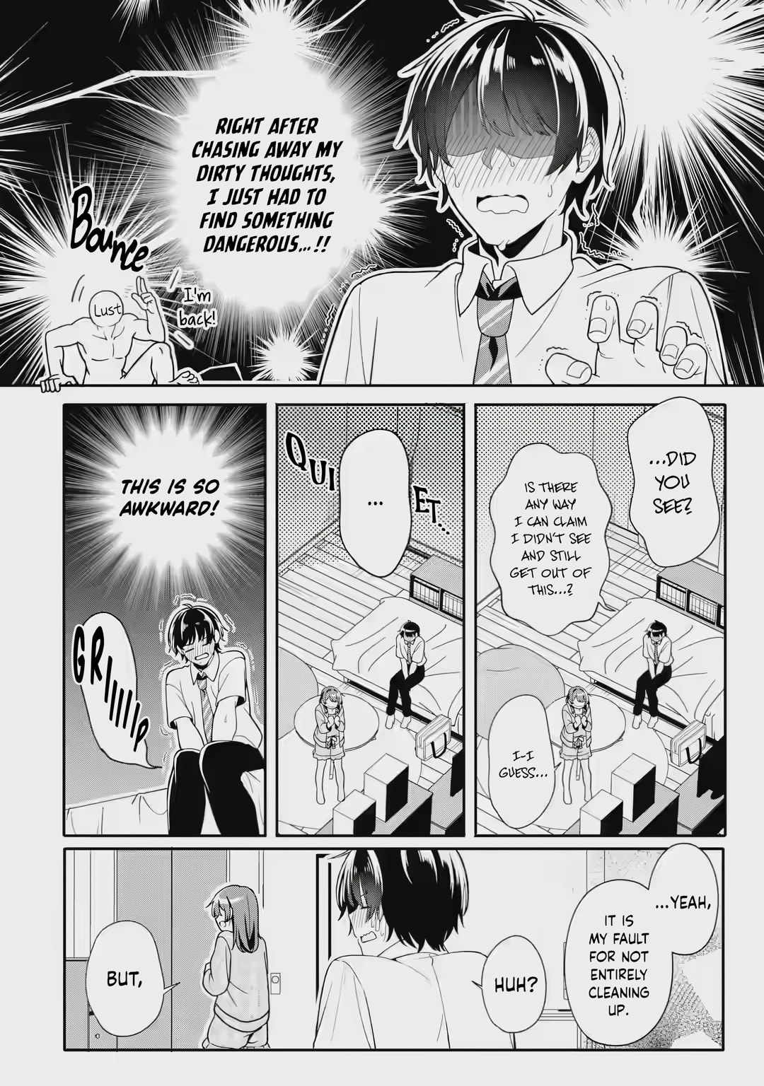 Alone in a Room With a Beautiful Girl in Defenseless Cute Pajamas