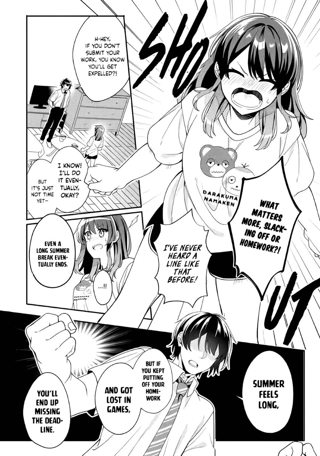 Alone in a Room With a Beautiful Girl in Defenseless Cute Pajamas