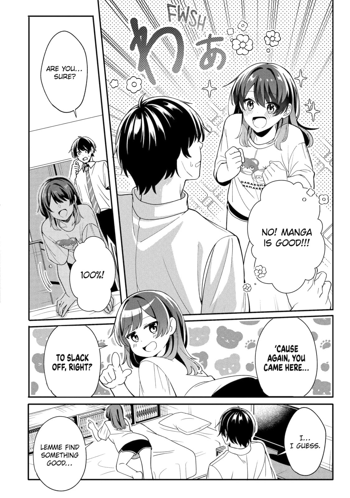 Alone in a Room With a Beautiful Girl in Defenseless Cute Pajamas