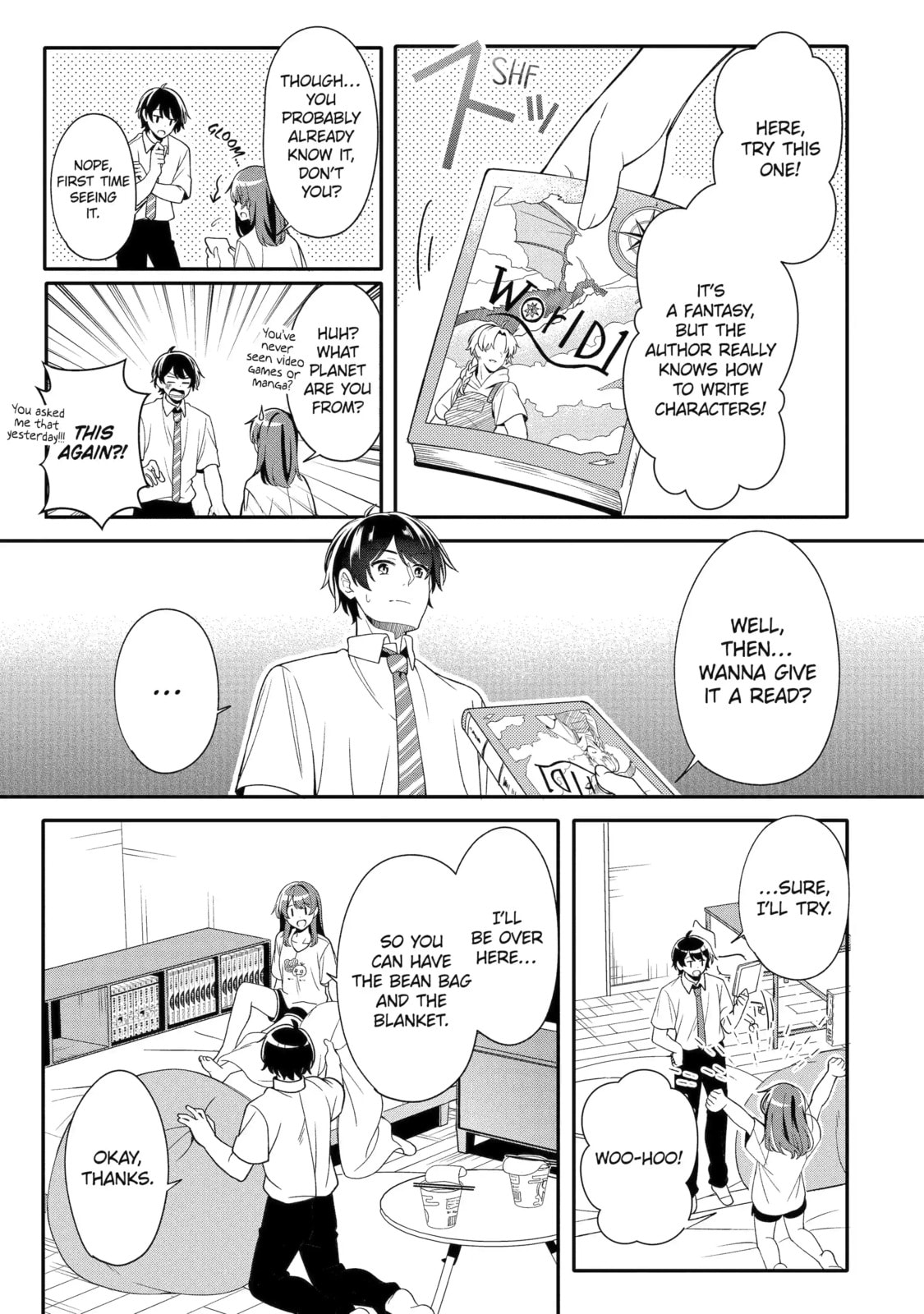 Alone in a Room With a Beautiful Girl in Defenseless Cute Pajamas