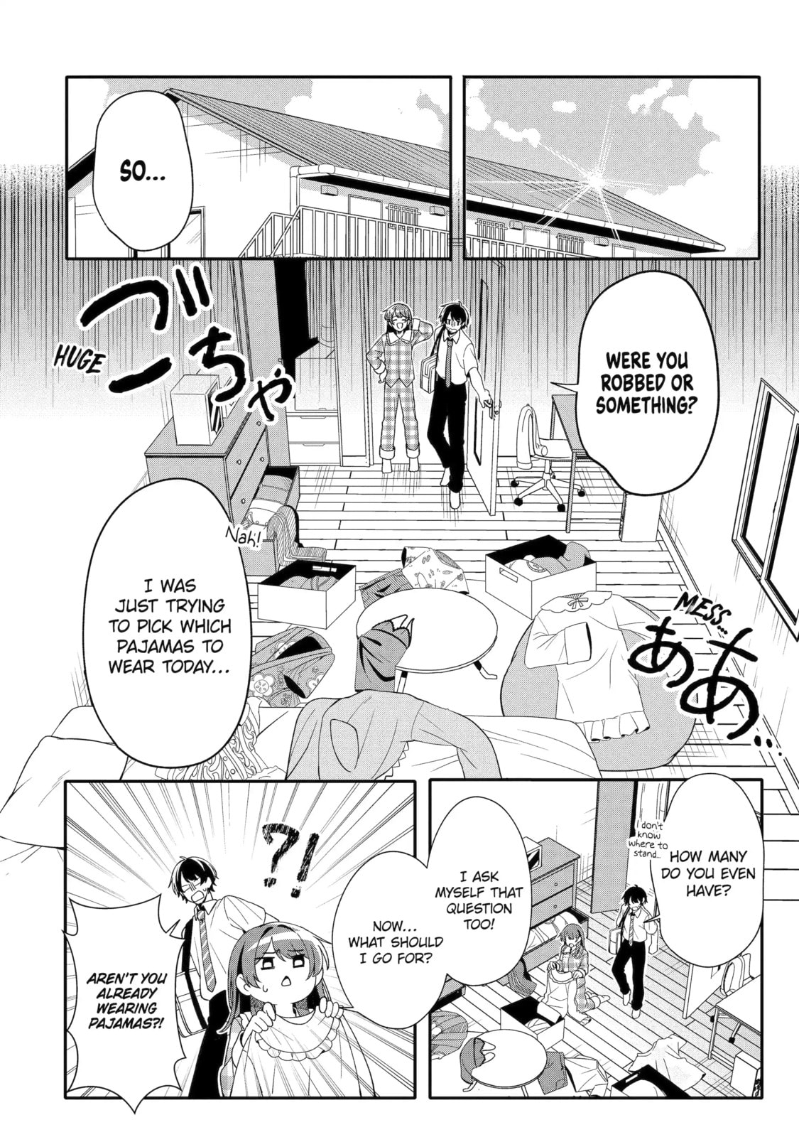 Alone in a Room With a Beautiful Girl in Defenseless Cute Pajamas