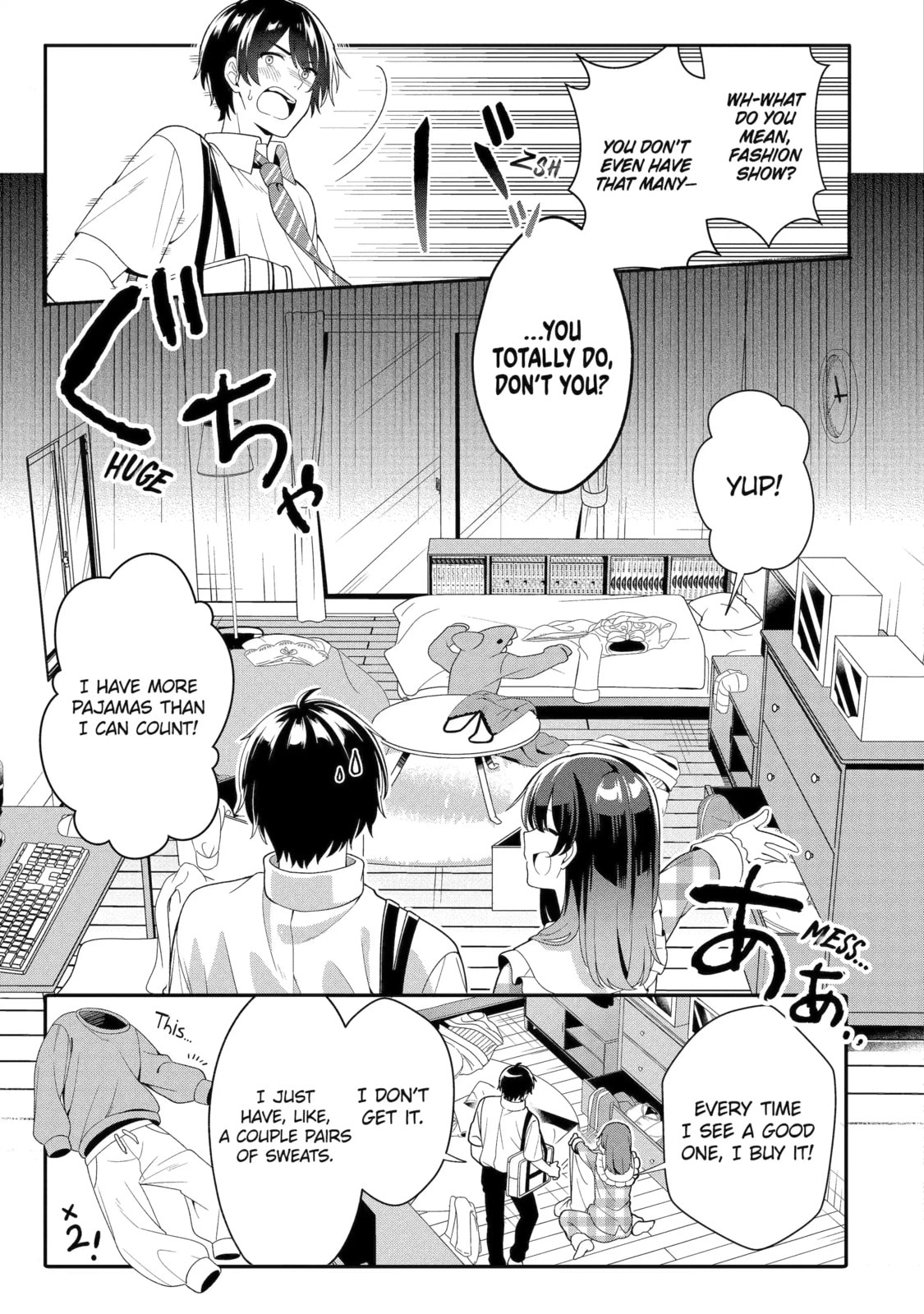 Alone in a Room With a Beautiful Girl in Defenseless Cute Pajamas