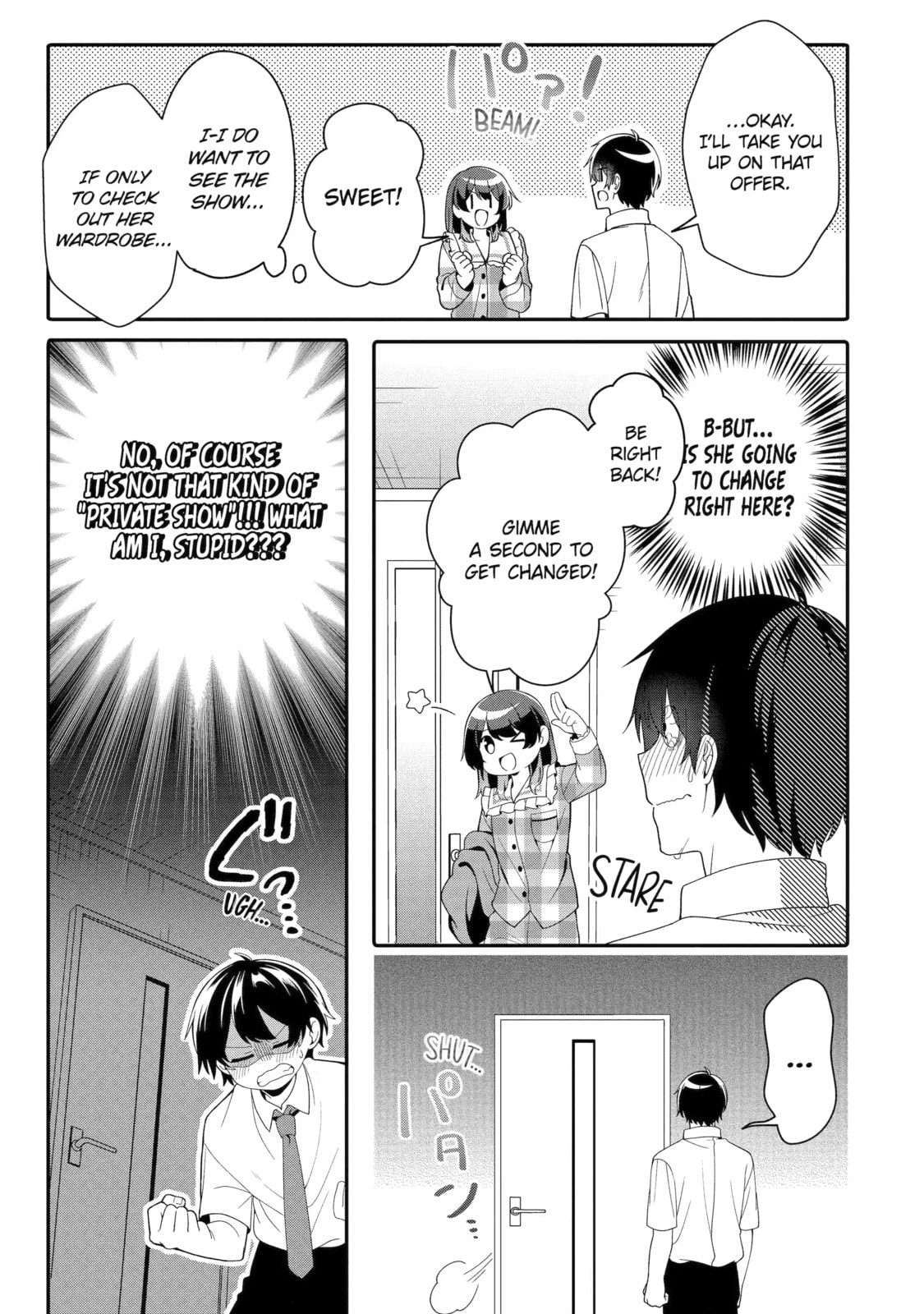 Alone in a Room With a Beautiful Girl in Defenseless Cute Pajamas