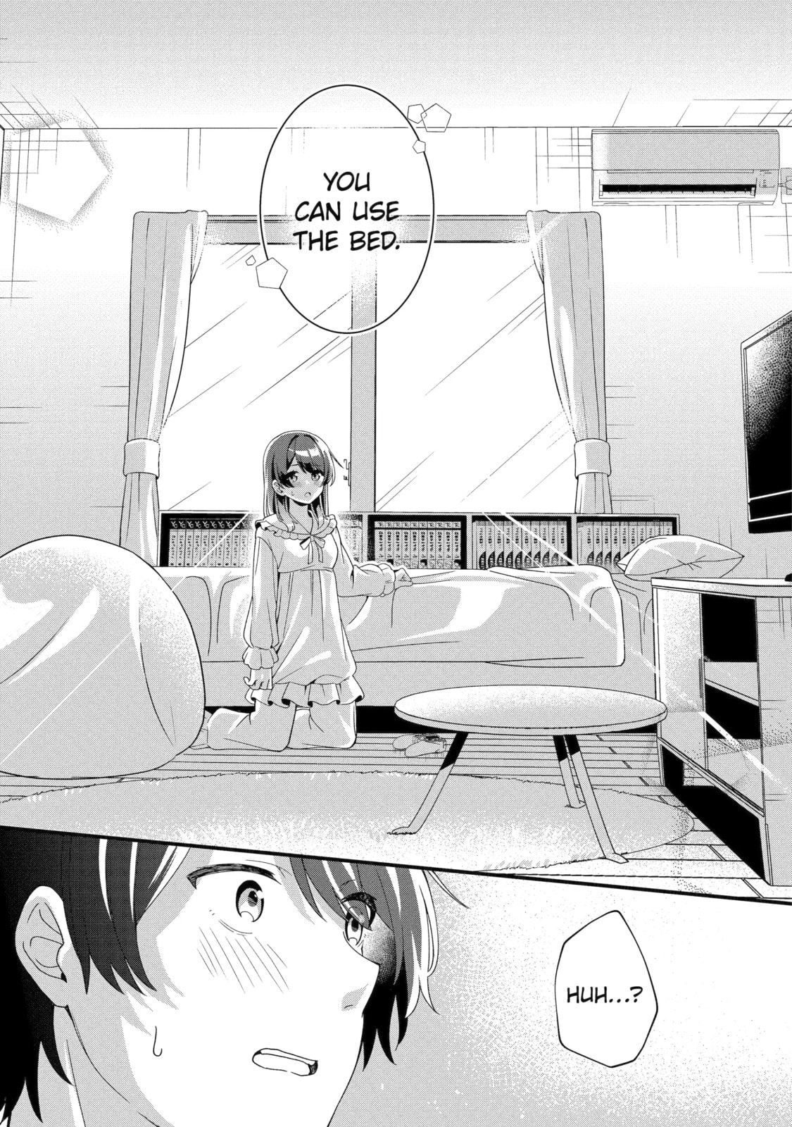 Alone in a Room With a Beautiful Girl in Defenseless Cute Pajamas