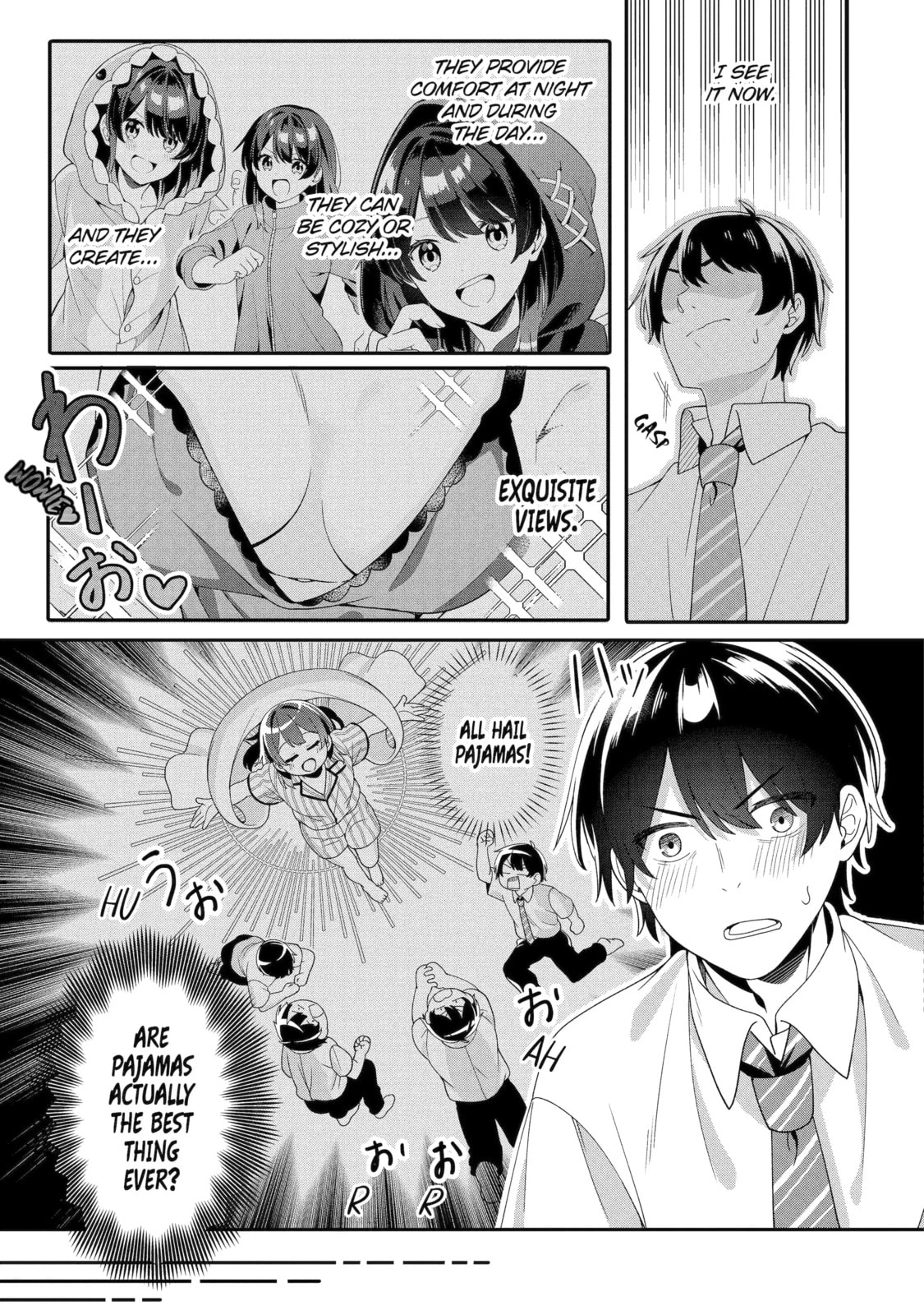 Alone in a Room With a Beautiful Girl in Defenseless Cute Pajamas