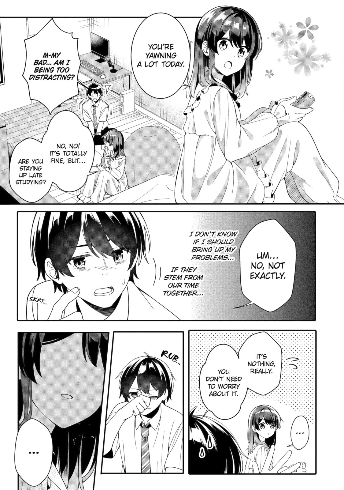 Alone in a Room With a Beautiful Girl in Defenseless Cute Pajamas