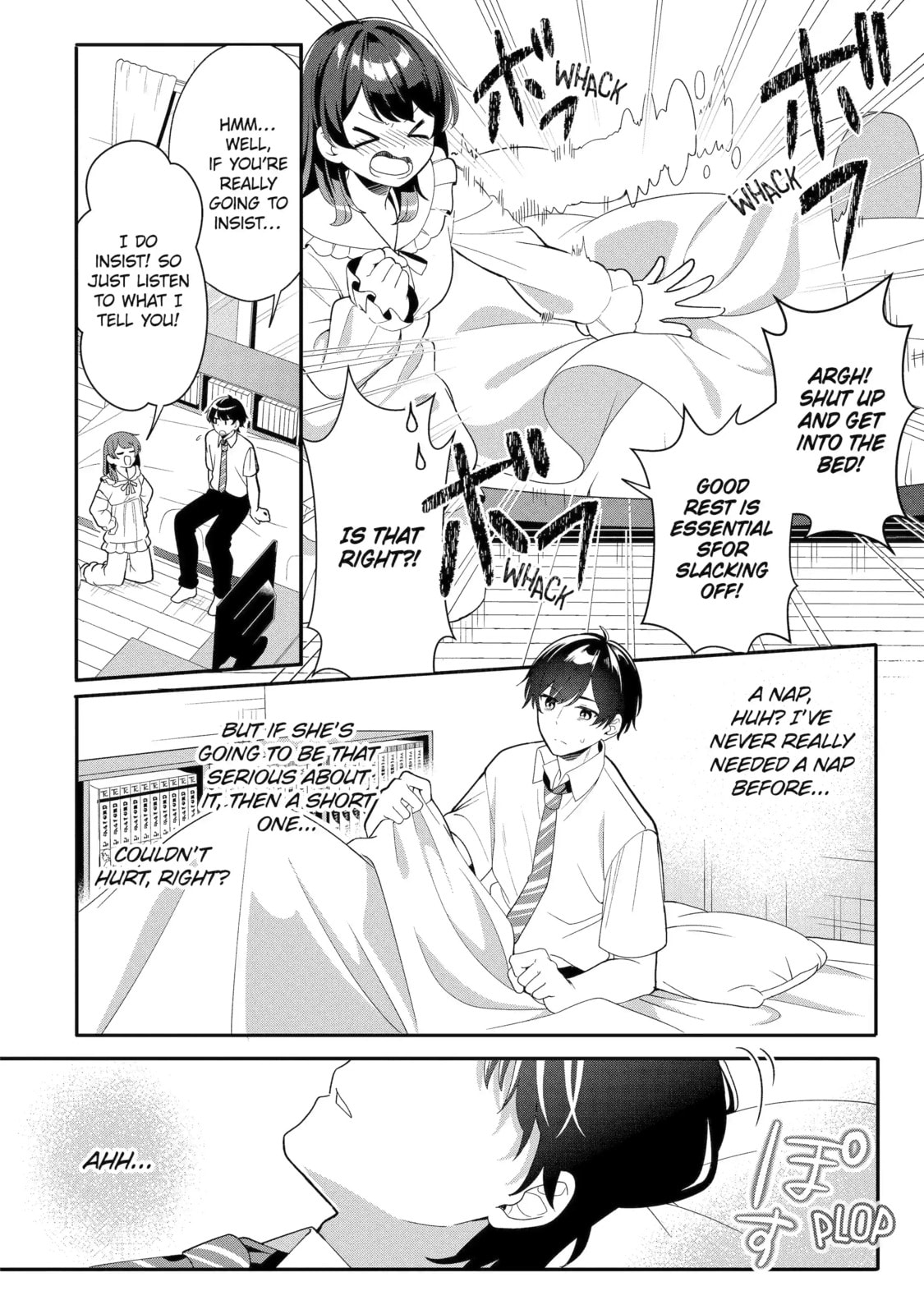 Alone in a Room With a Beautiful Girl in Defenseless Cute Pajamas