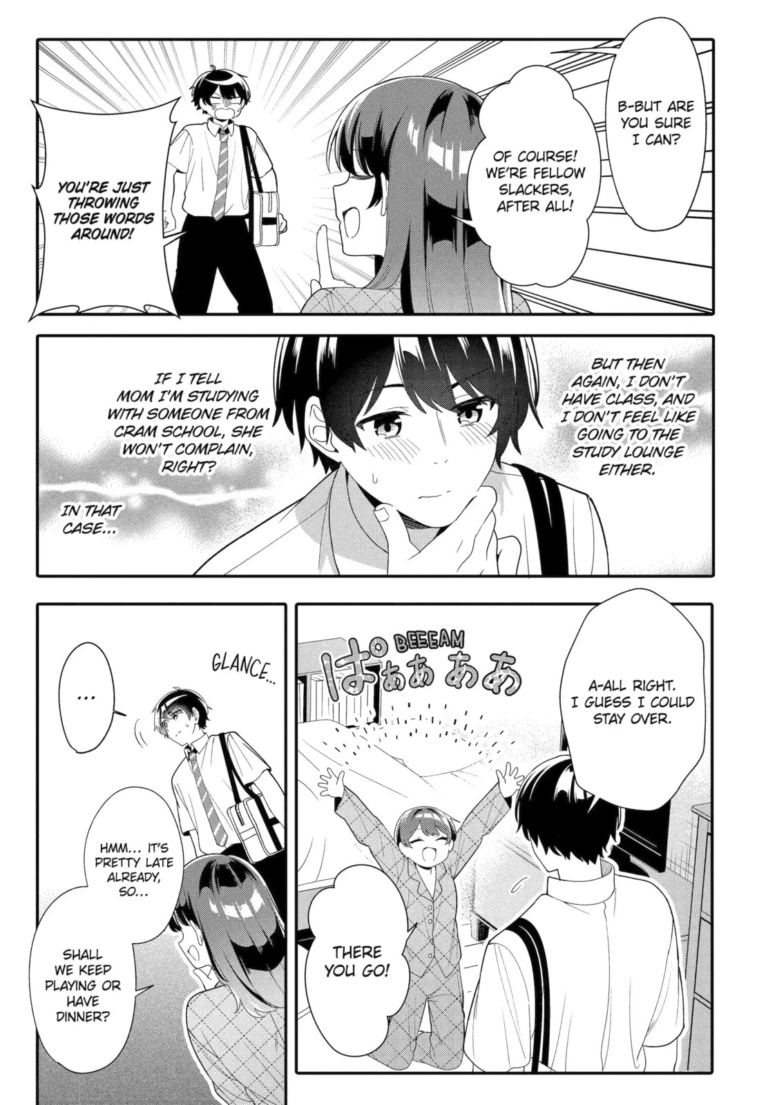 Alone in a Room With a Beautiful Girl in Defenseless Cute Pajamas