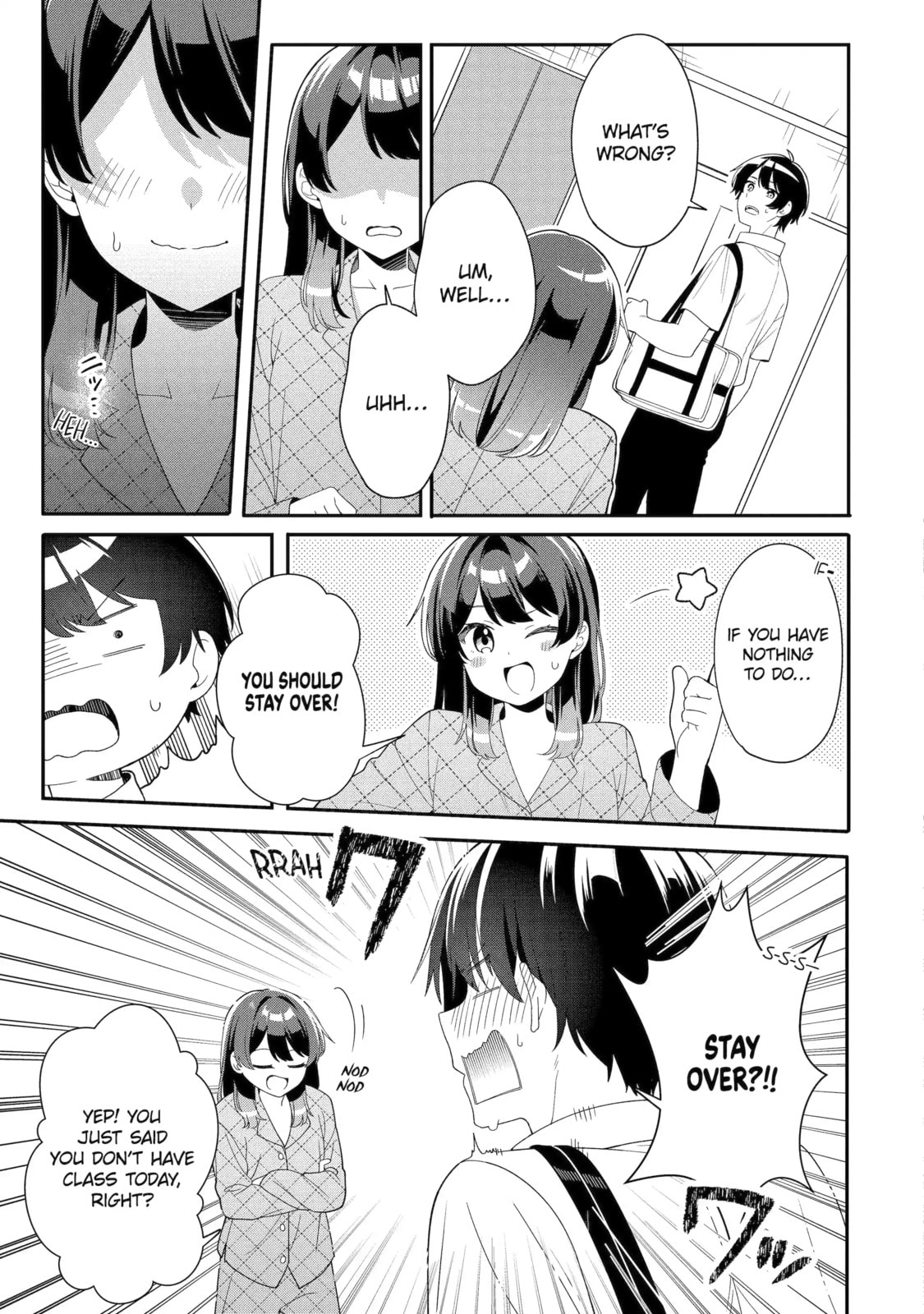 Alone in a Room With a Beautiful Girl in Defenseless Cute Pajamas