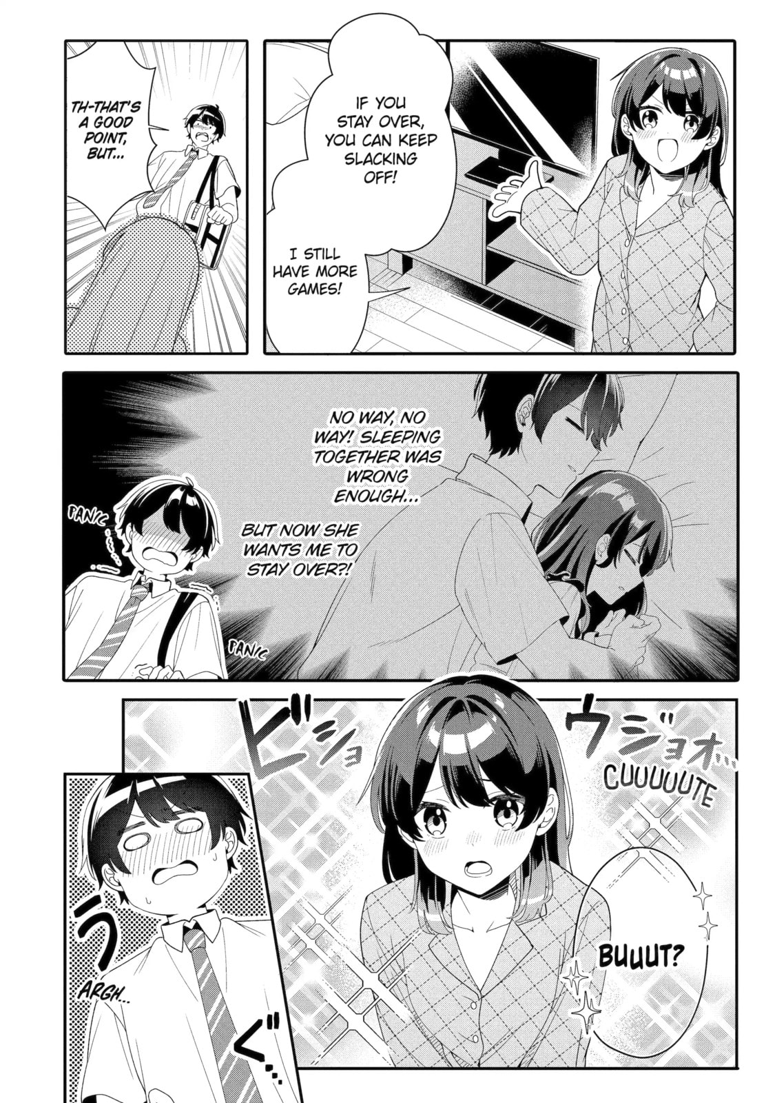 Alone in a Room With a Beautiful Girl in Defenseless Cute Pajamas