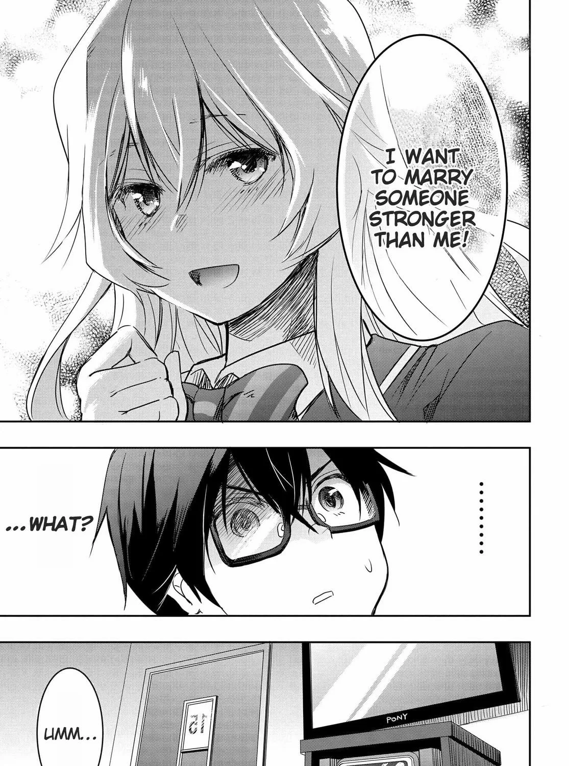 I Want to Marry a Man Stronger Than Me!