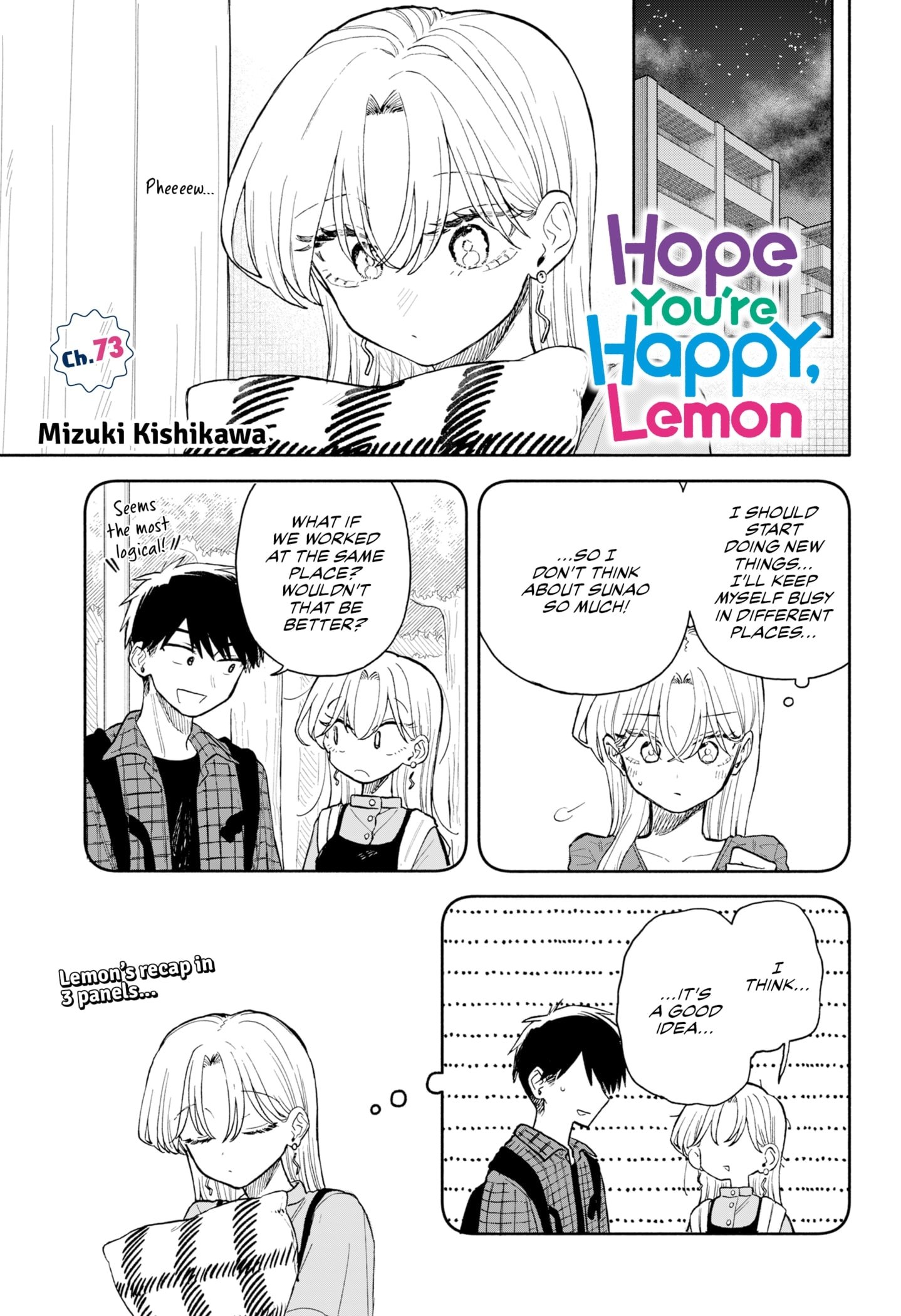 Hope You're Happy, Lemon