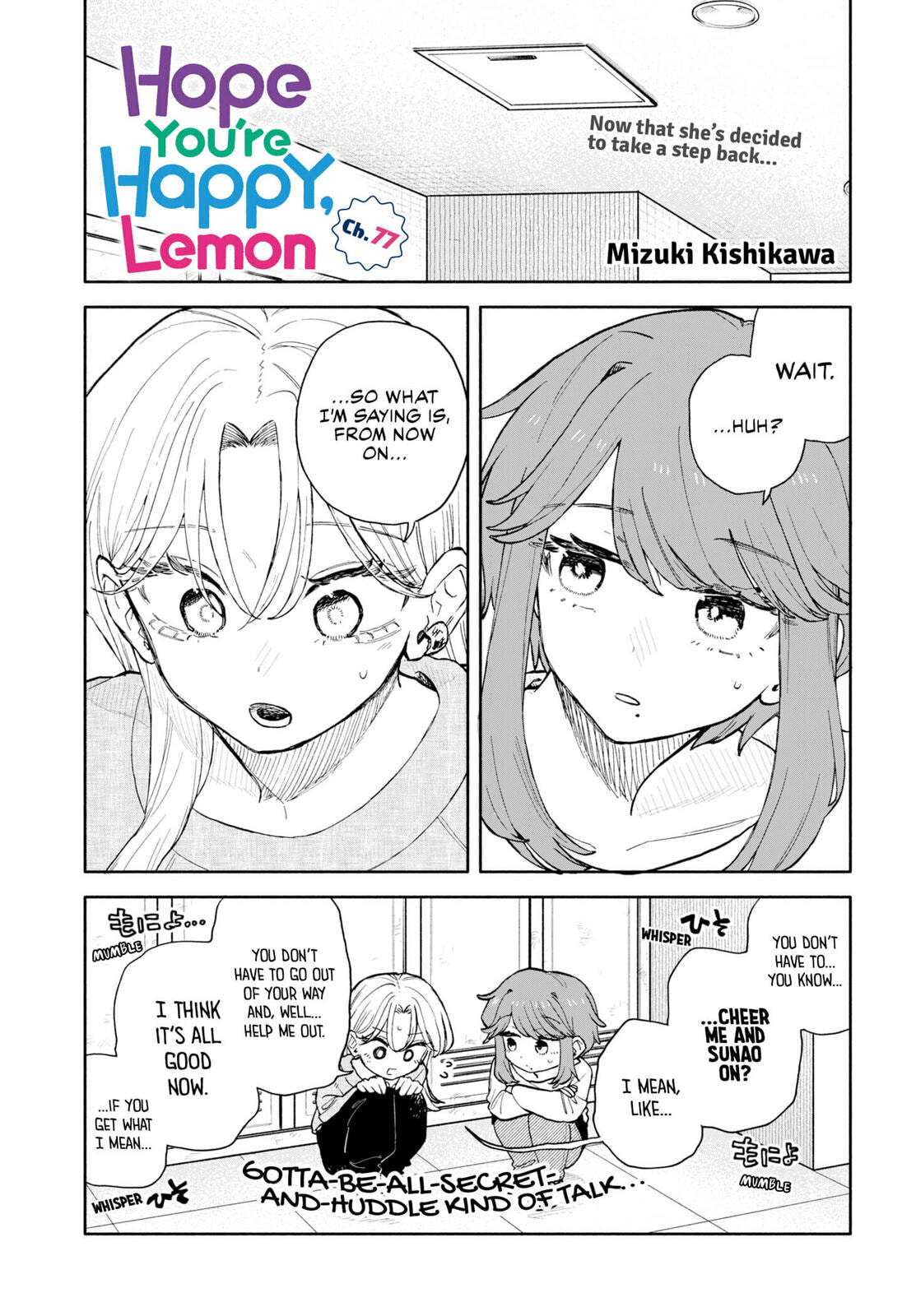 Hope You're Happy, Lemon