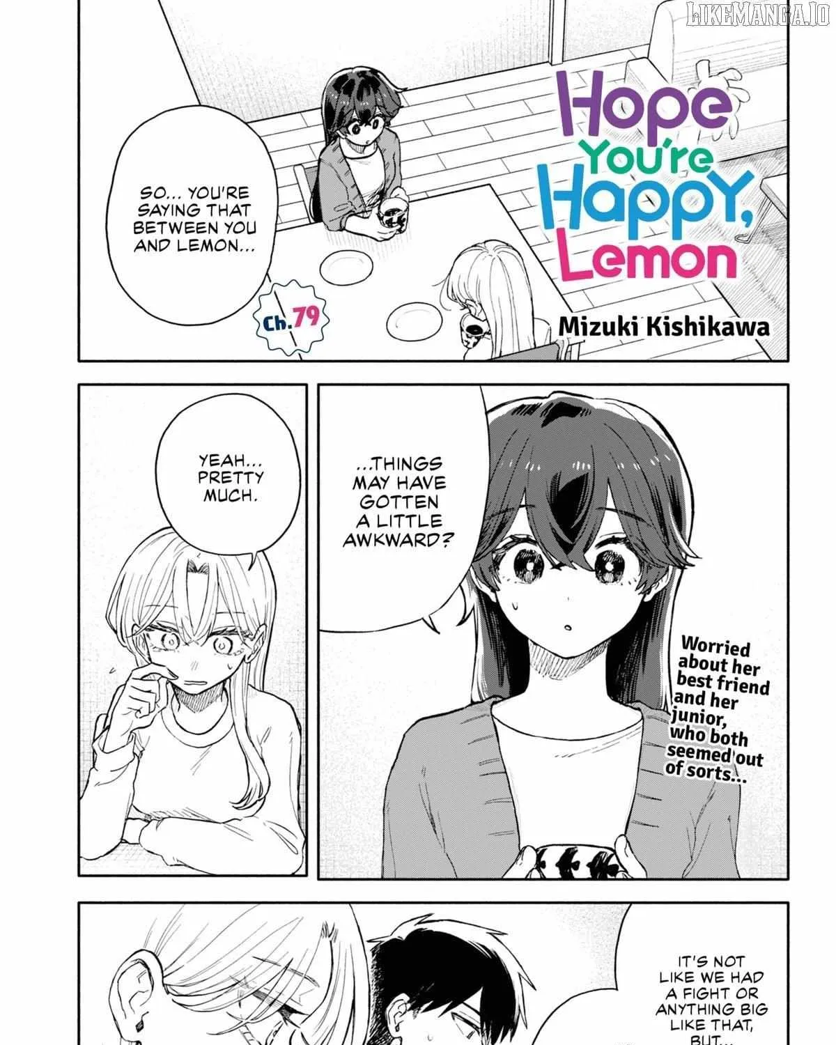 Hope You're Happy, Lemon