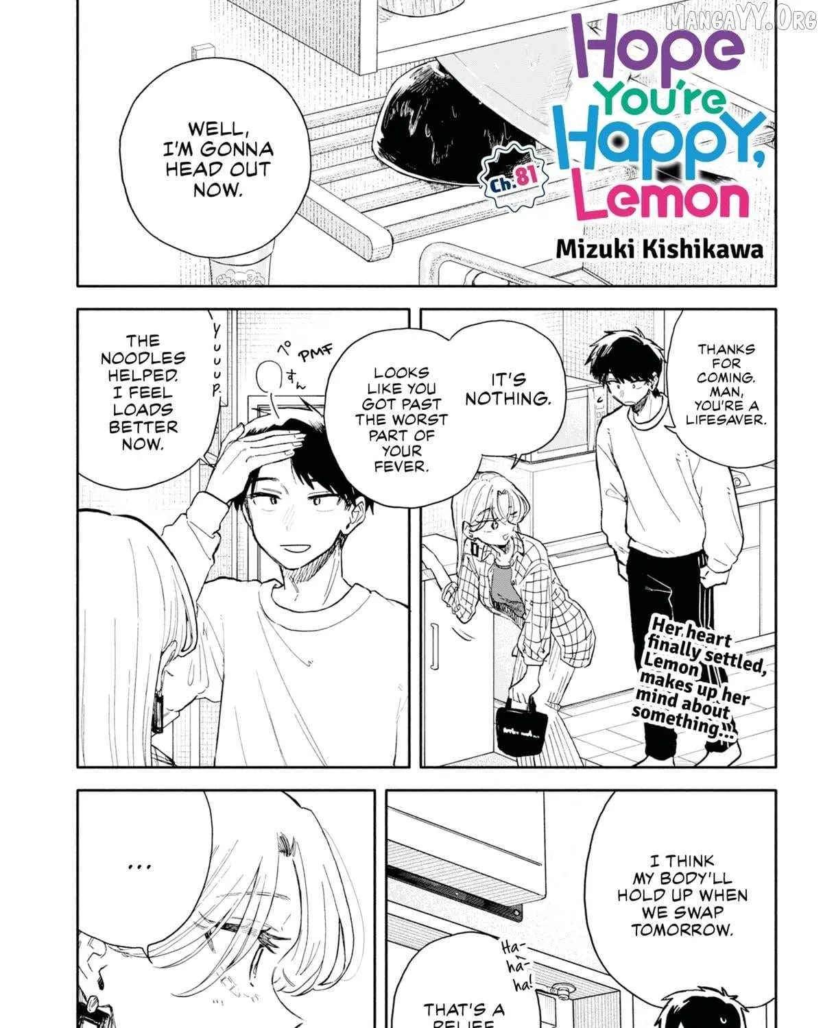 Hope You're Happy, Lemon