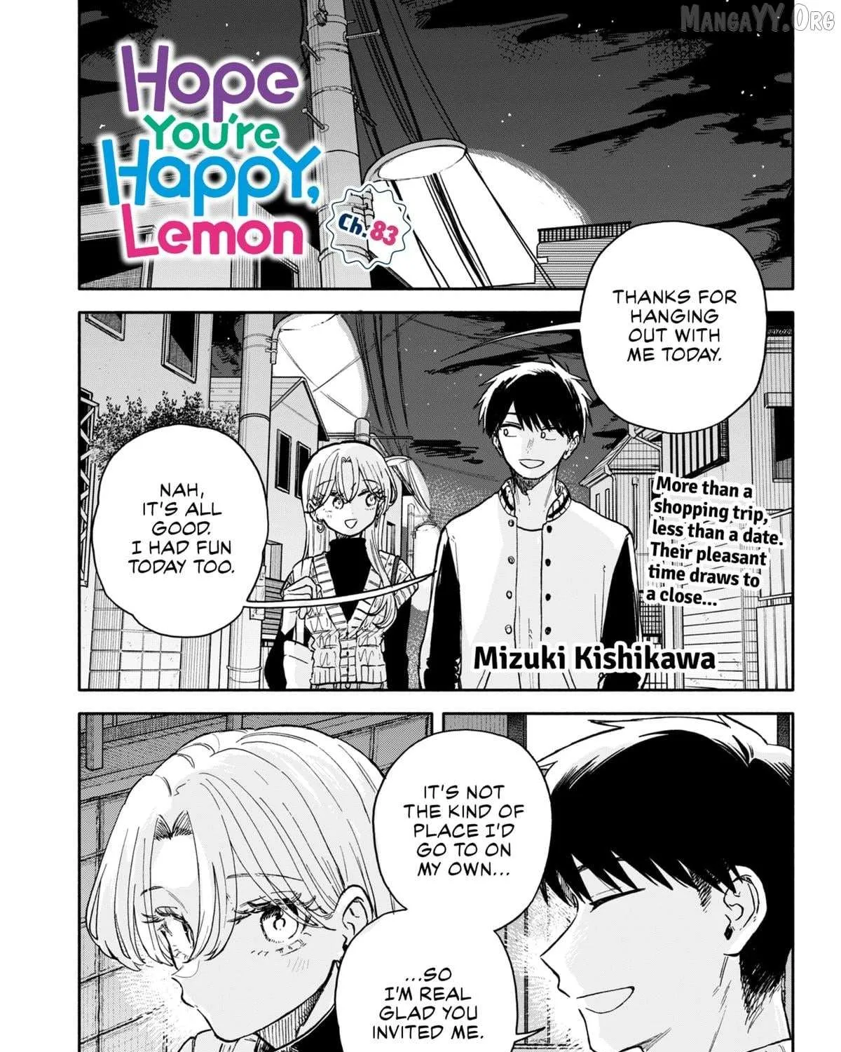 Hope You're Happy, Lemon