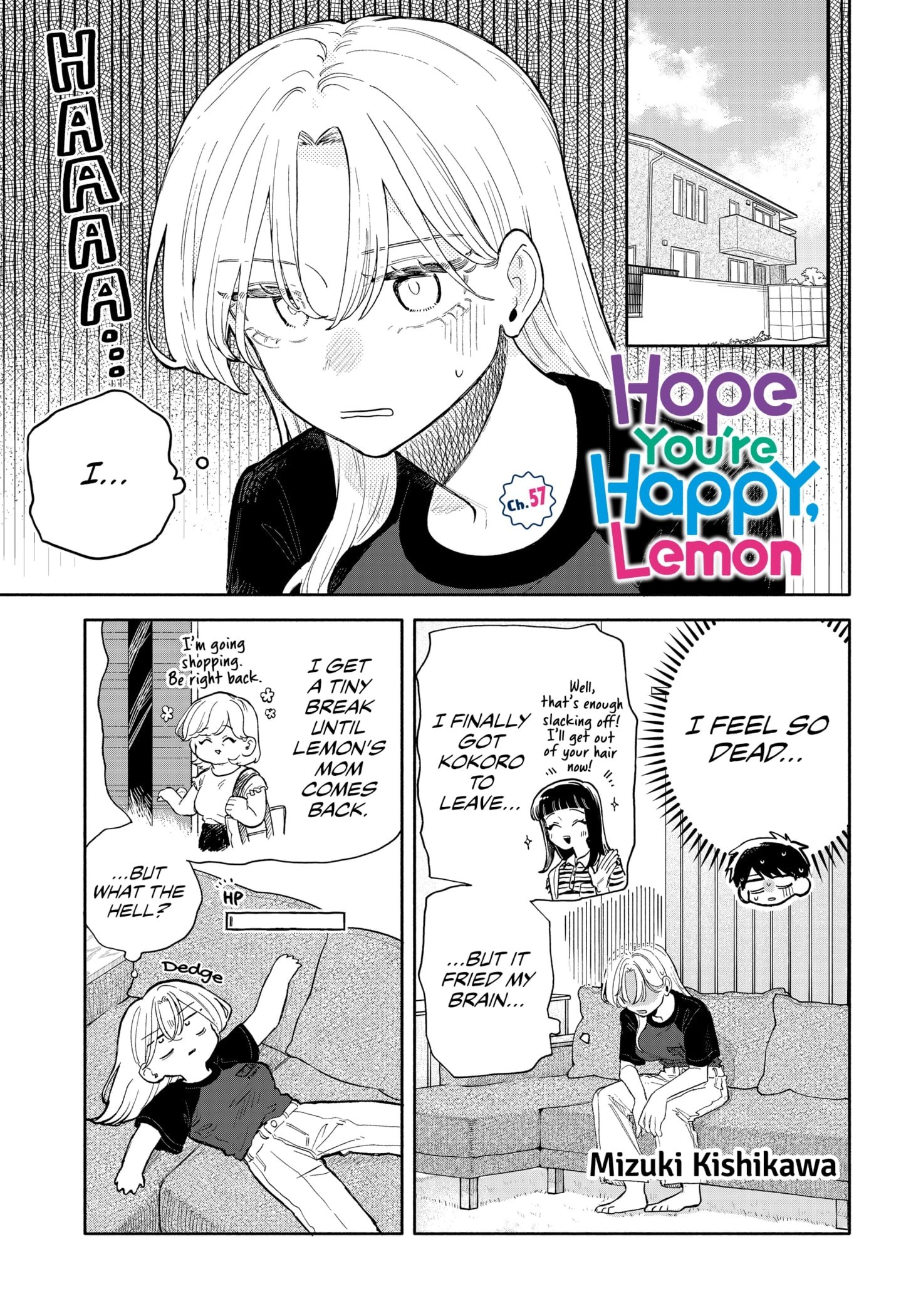 Hope You're Happy, Lemon