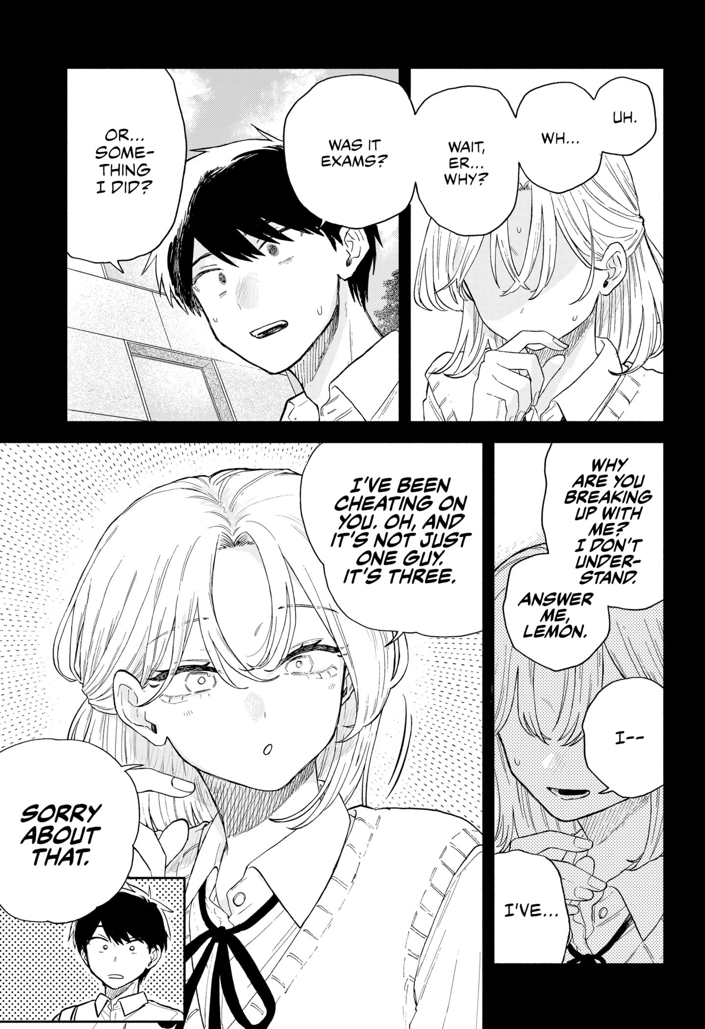 Hope You're Happy, Lemon