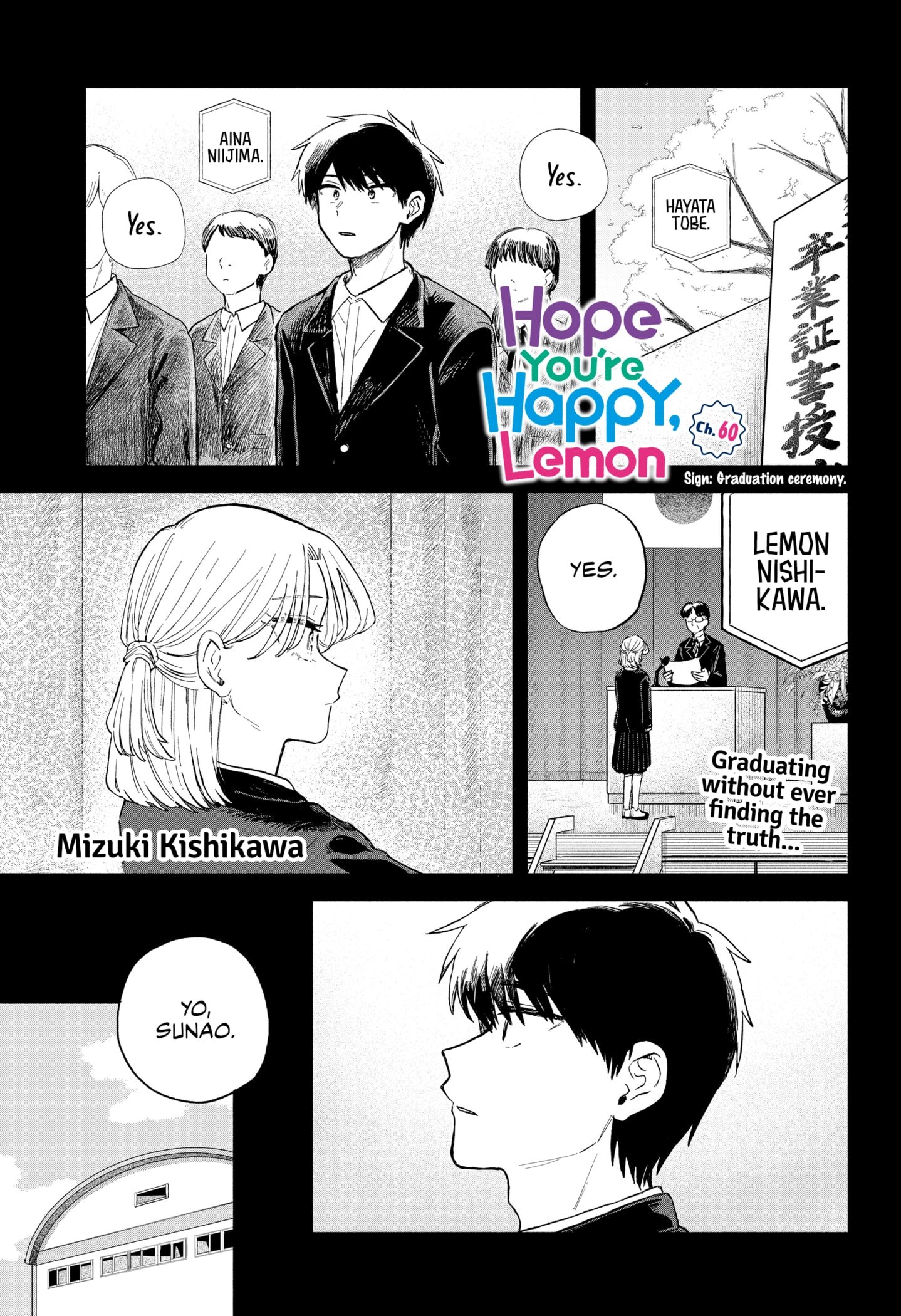 Hope You're Happy, Lemon