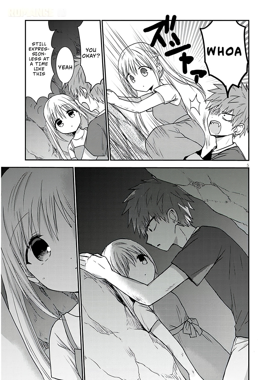 Expressionless Face Girl and Emotional Face Boy+