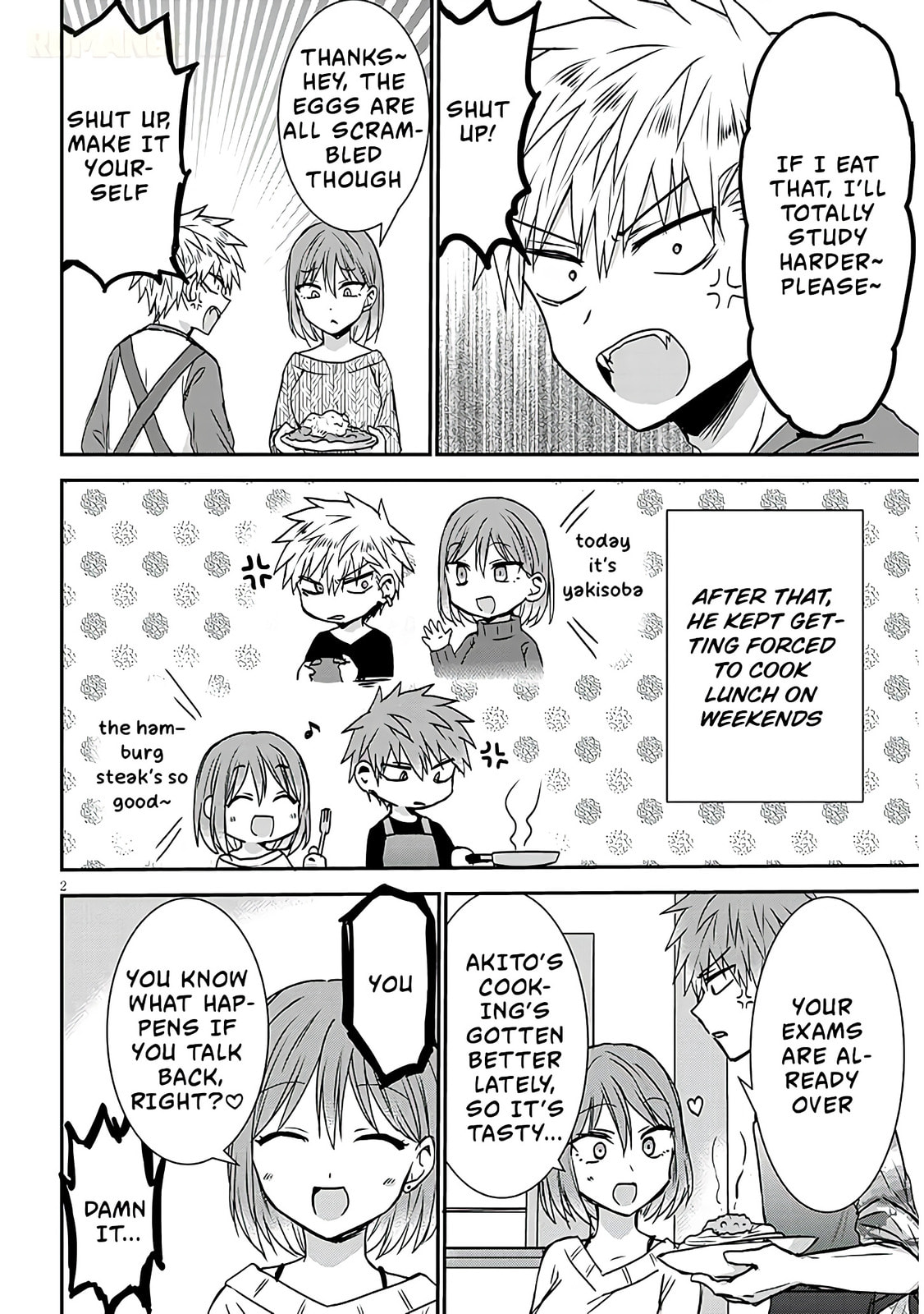 Expressionless Face Girl and Emotional Face Boy+