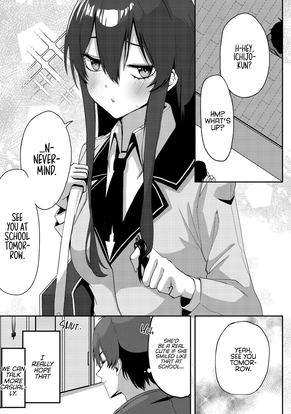 After I Rescued a Cold-Hearted, Black-Haired, Beautiful Girl, She Started Acting Sweet Only When We Were Alone