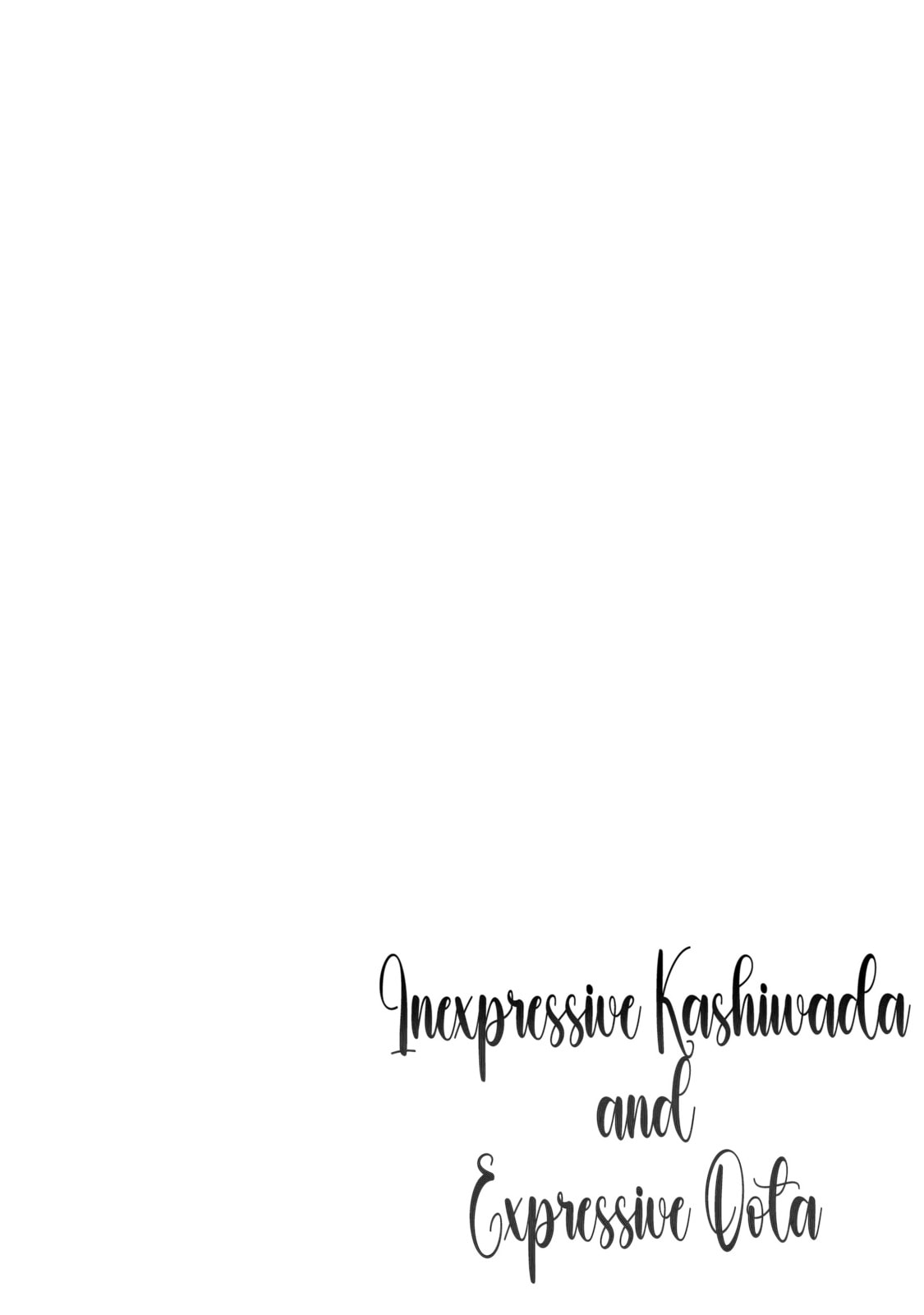 Inexpressive Kashiwada and Expressive Oota