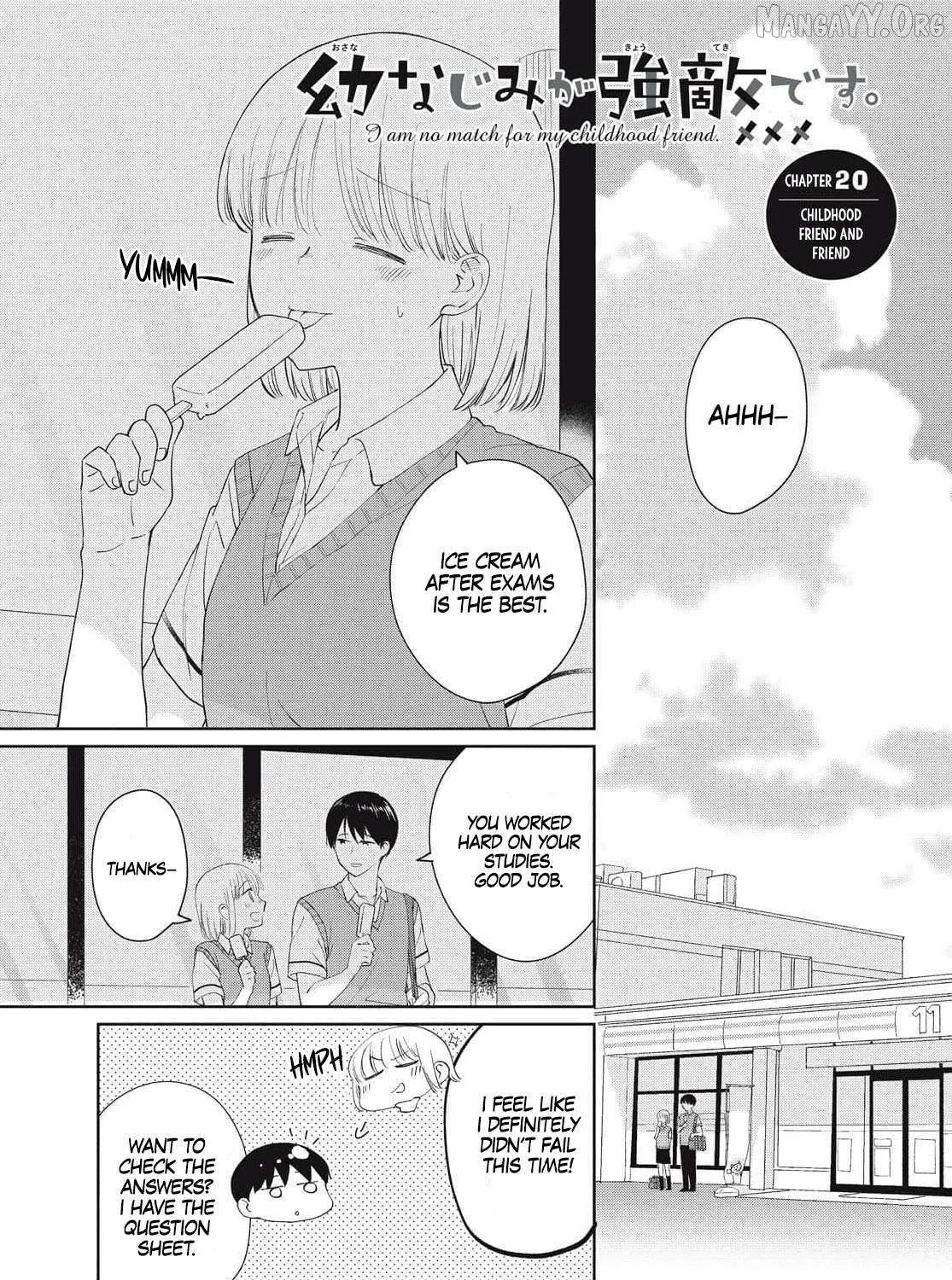 I Am No Match for My Childhood Friend