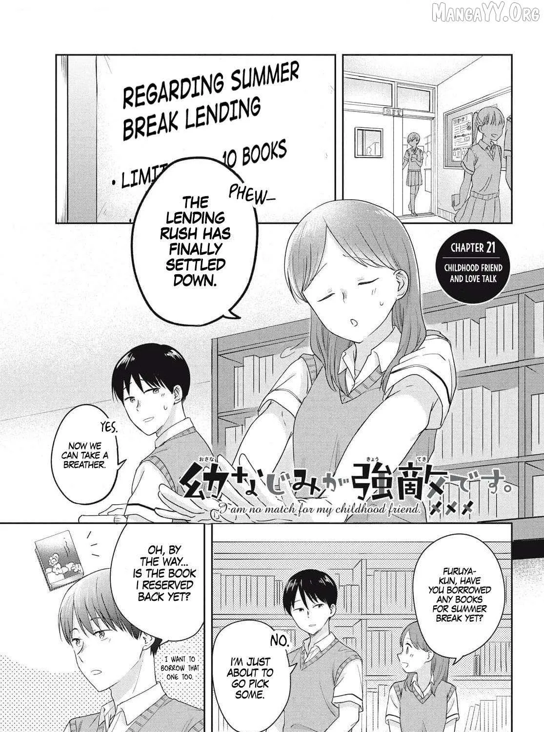 I Am No Match for My Childhood Friend