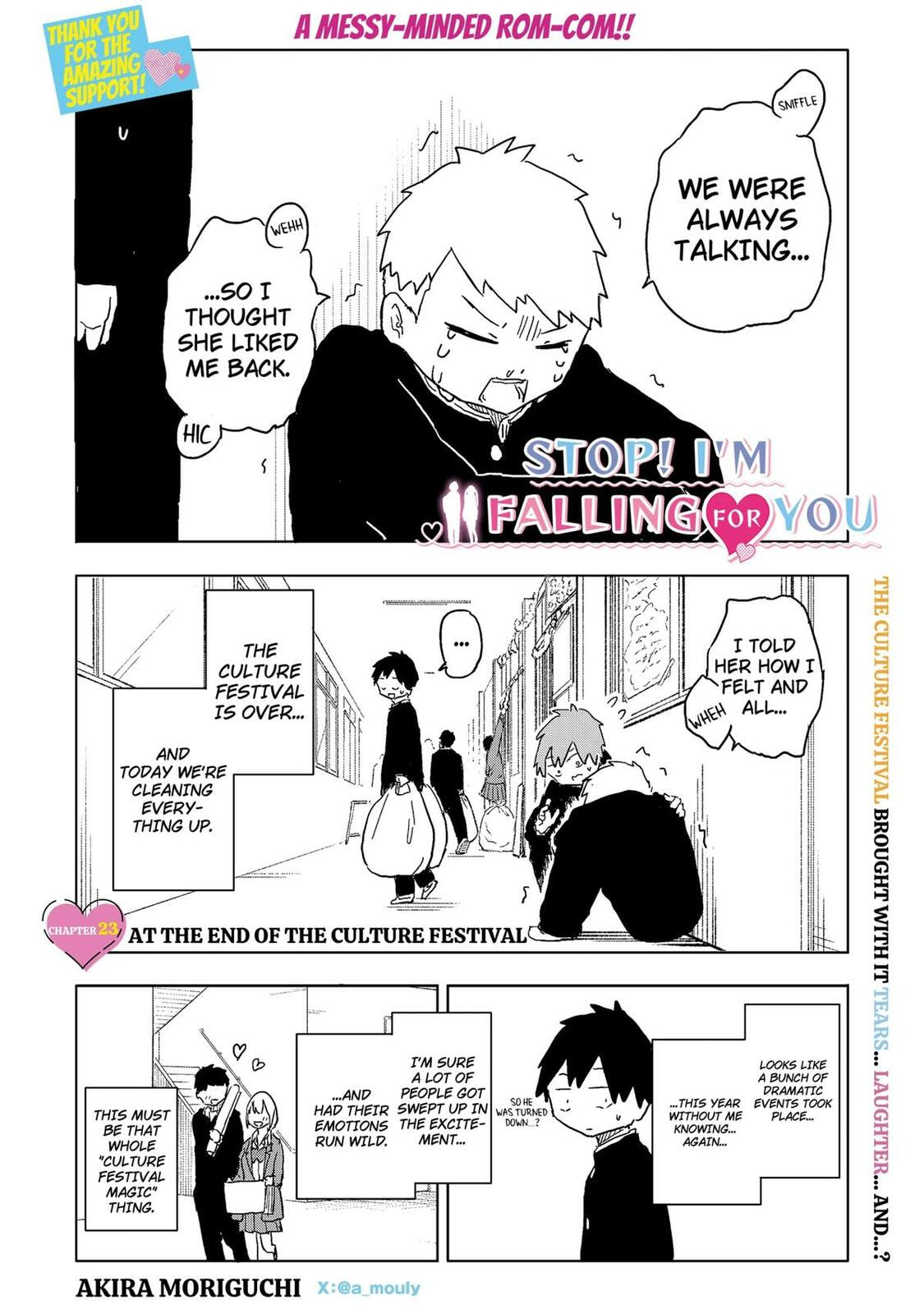 Stop! I'm Falling for You!