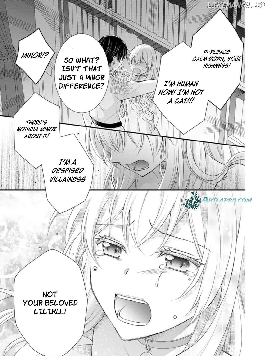 The Villainess Cursed into a Cat is Taken in by the Crown Prince