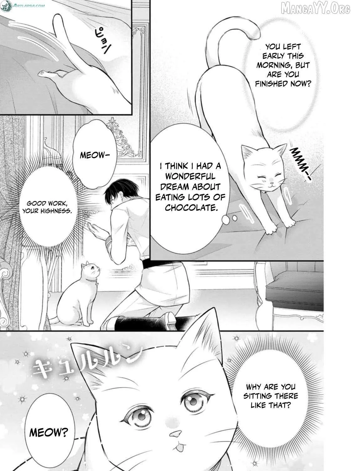 The Villainess Cursed into a Cat is Taken in by the Crown Prince