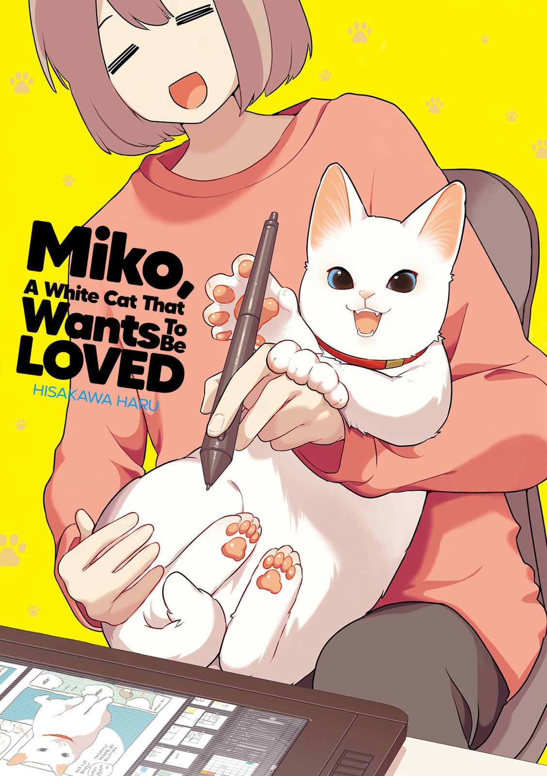 Miko, A White Cat That Wants To Be Loved