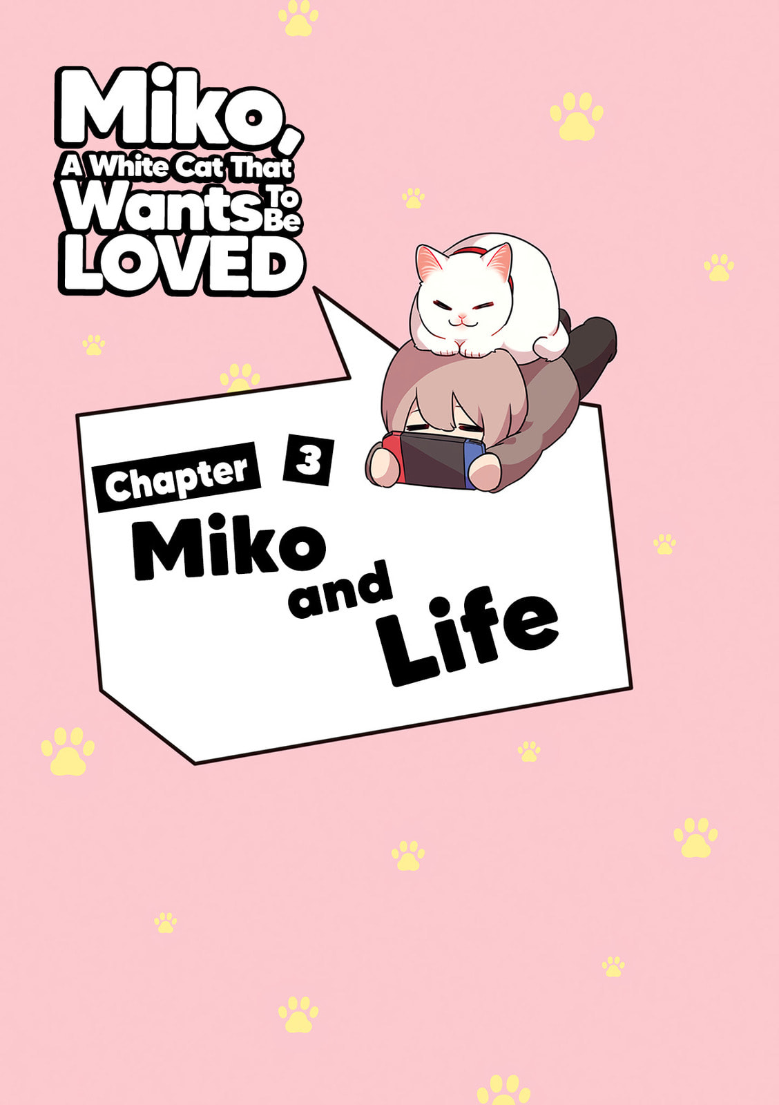 Miko, A White Cat That Wants To Be Loved