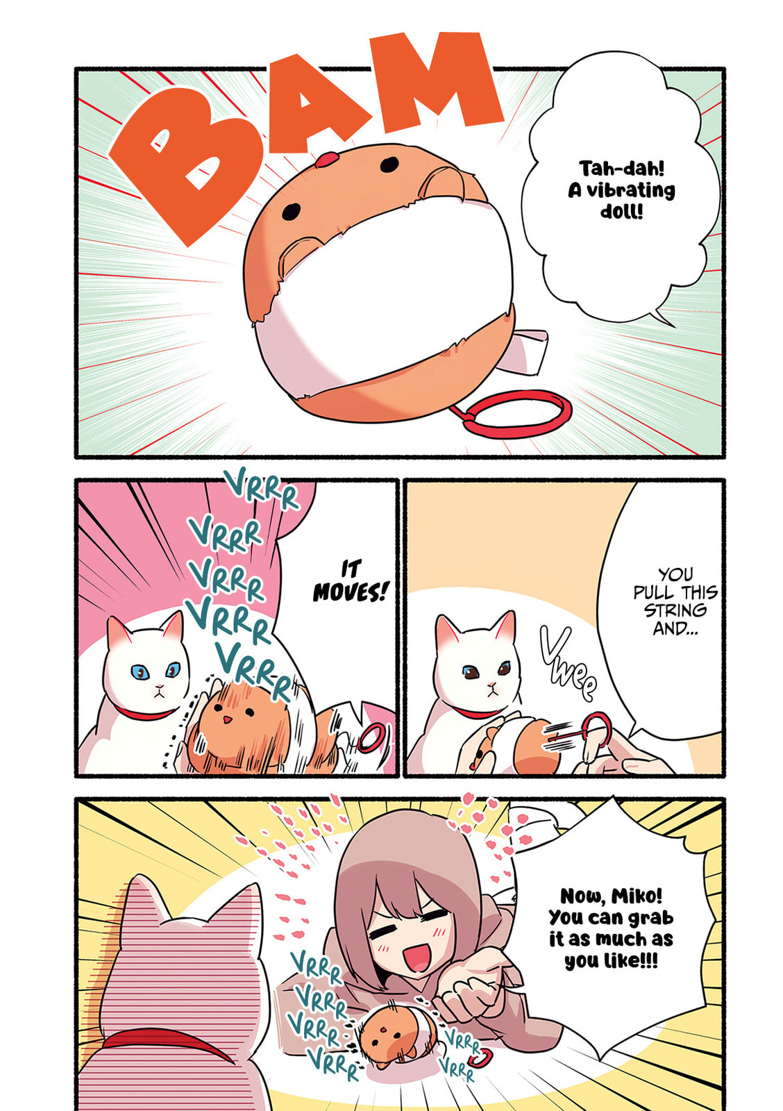 Miko, A White Cat That Wants To Be Loved