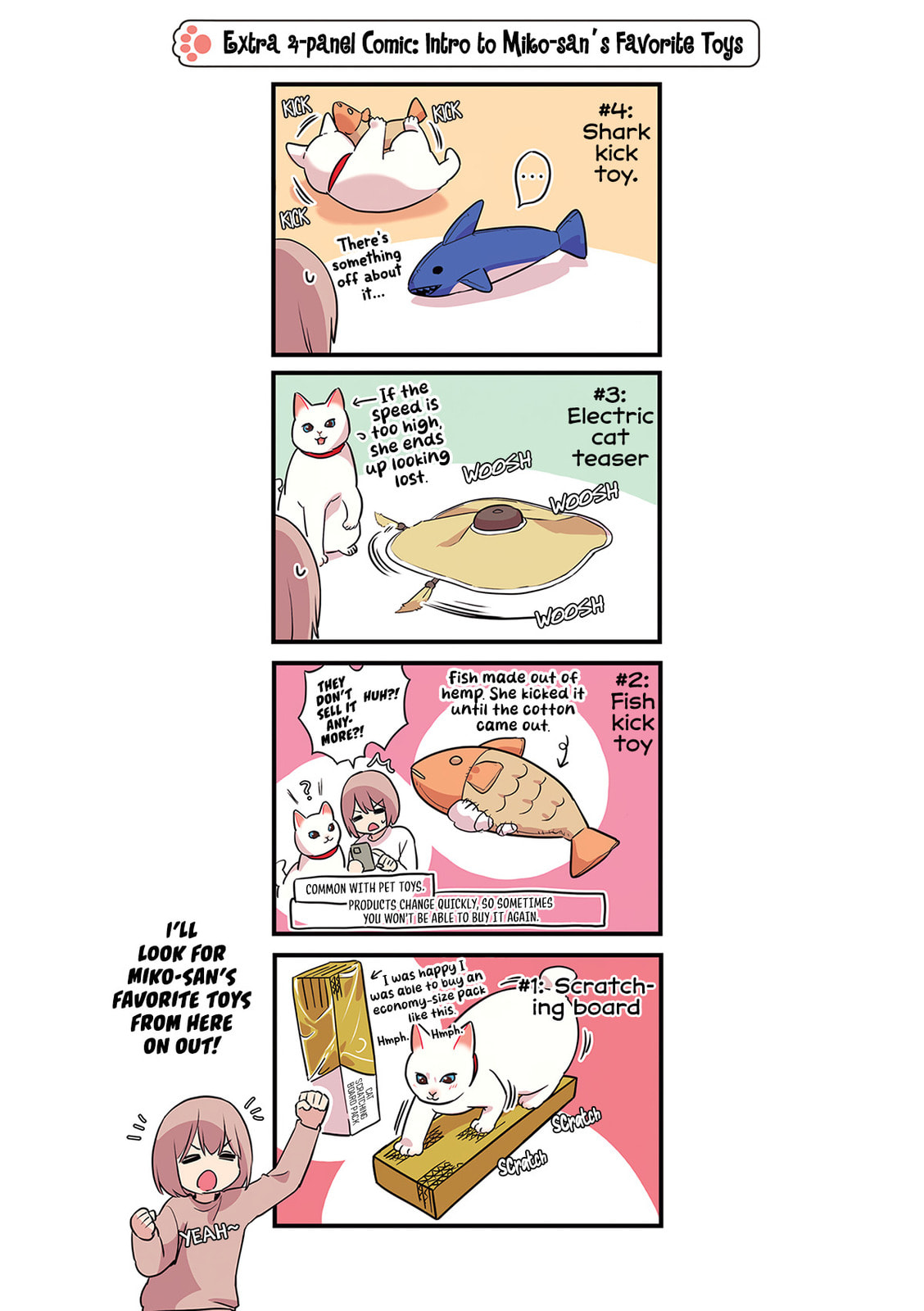 Miko, A White Cat That Wants To Be Loved